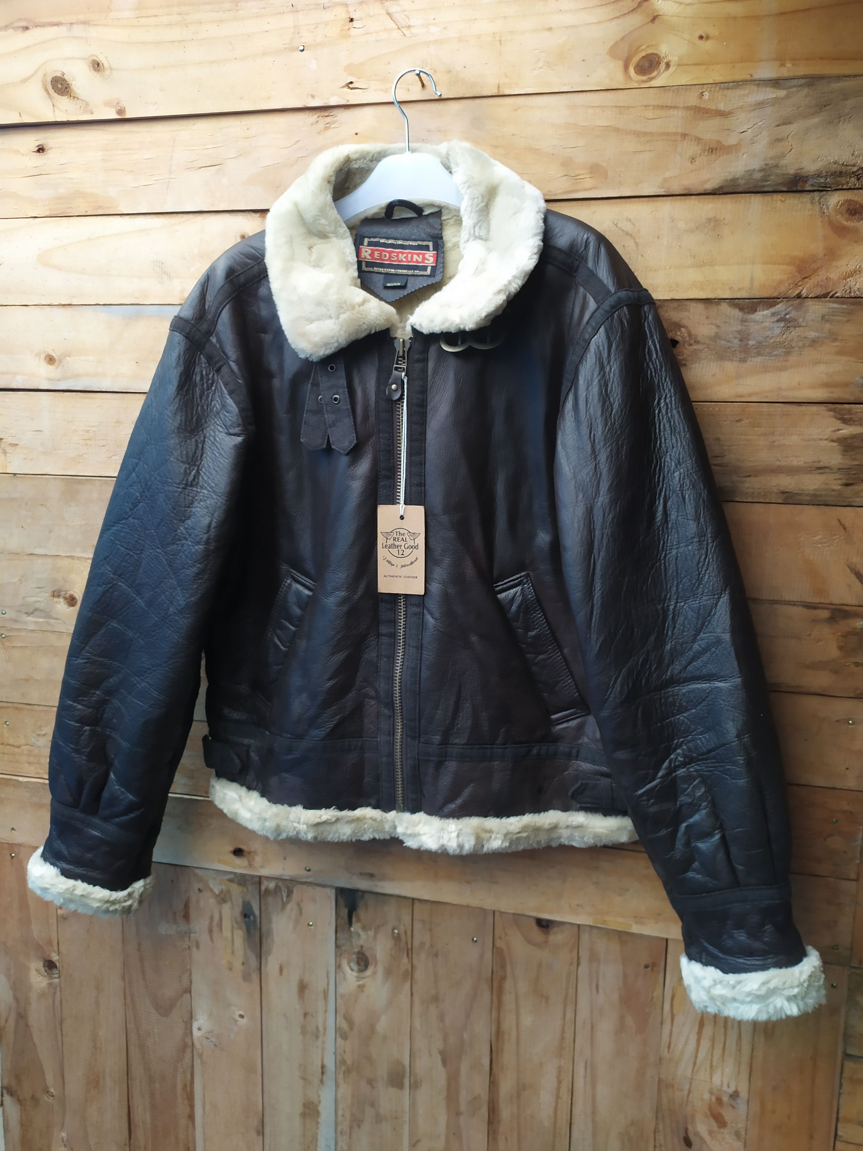REDSKINS AIR FORCE LEATHER TYPE B3 SHEEPSKIN FLIGHT JACKET