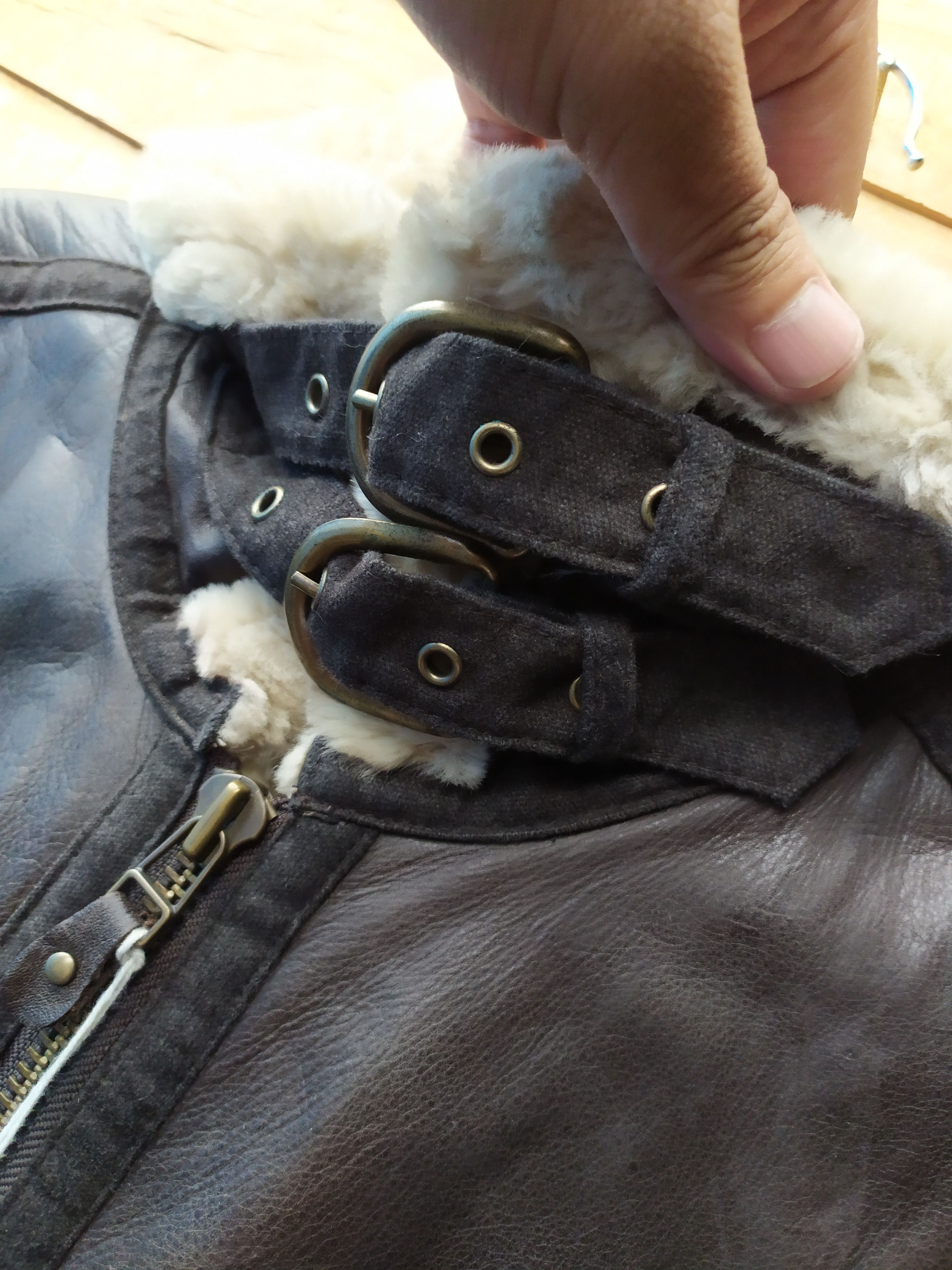 REDSKINS AIR FORCE LEATHER TYPE B3 SHEEPSKIN FLIGHT JACKET