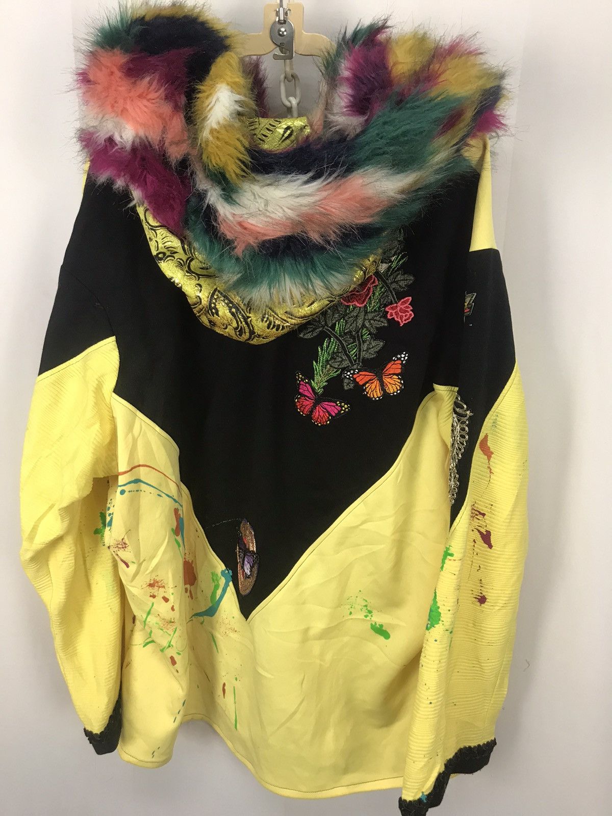 Other Unbrand sweatshirt beggie with patches fur hoodie Size US L / EU 52-54 / 3 - 5 Thumbnail