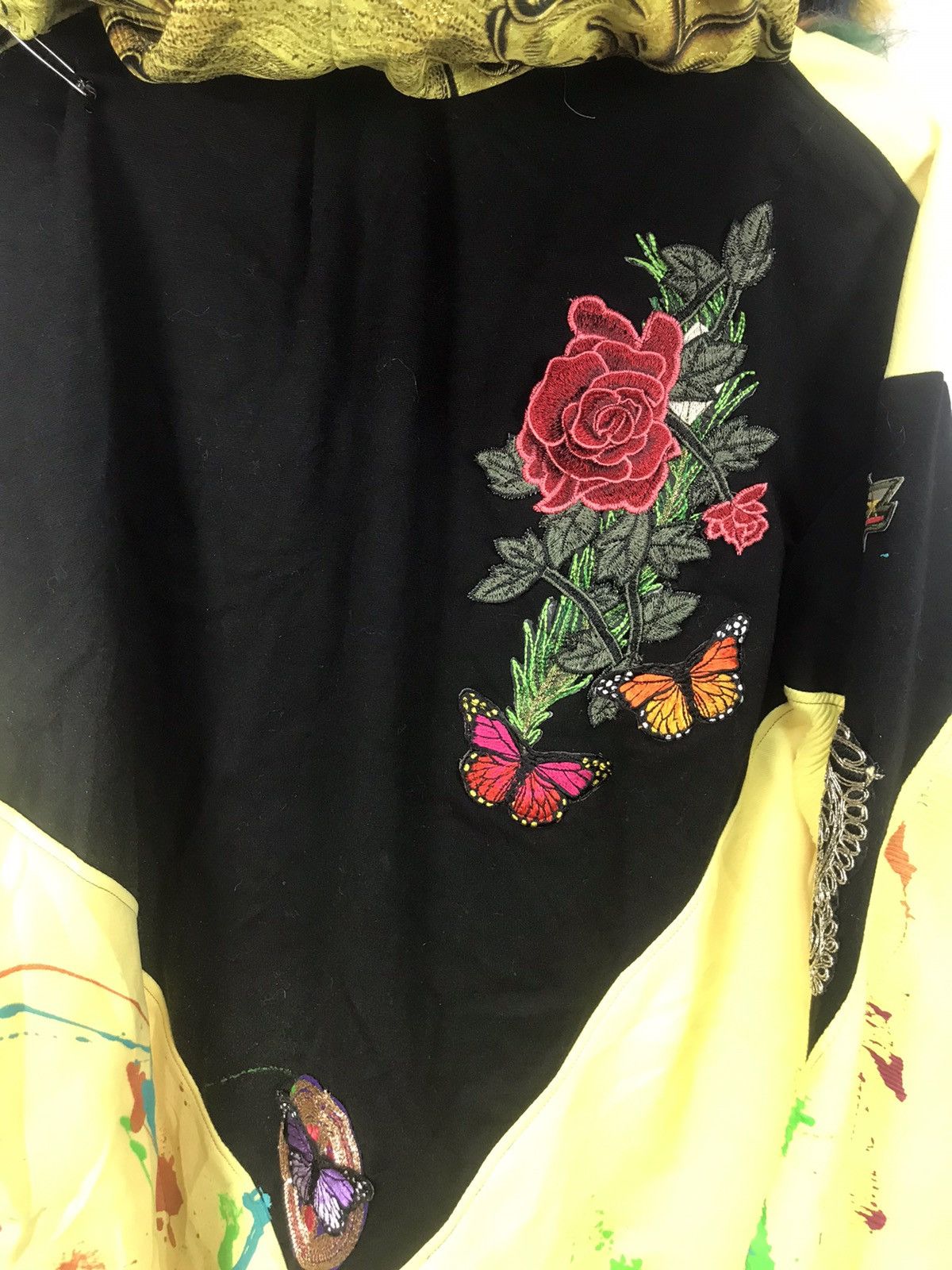 Other Unbrand sweatshirt beggie with patches fur hoodie Size US L / EU 52-54 / 3 - 6 Thumbnail