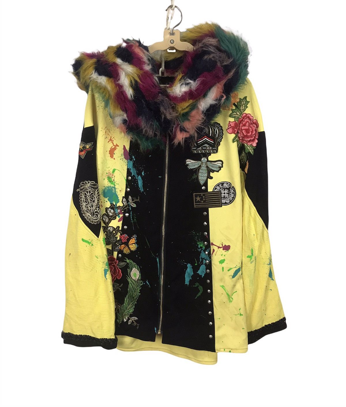 Other Unbrand sweatshirt beggie with patches fur hoodie Size US L / EU 52-54 / 3 - 1 Thumbnail