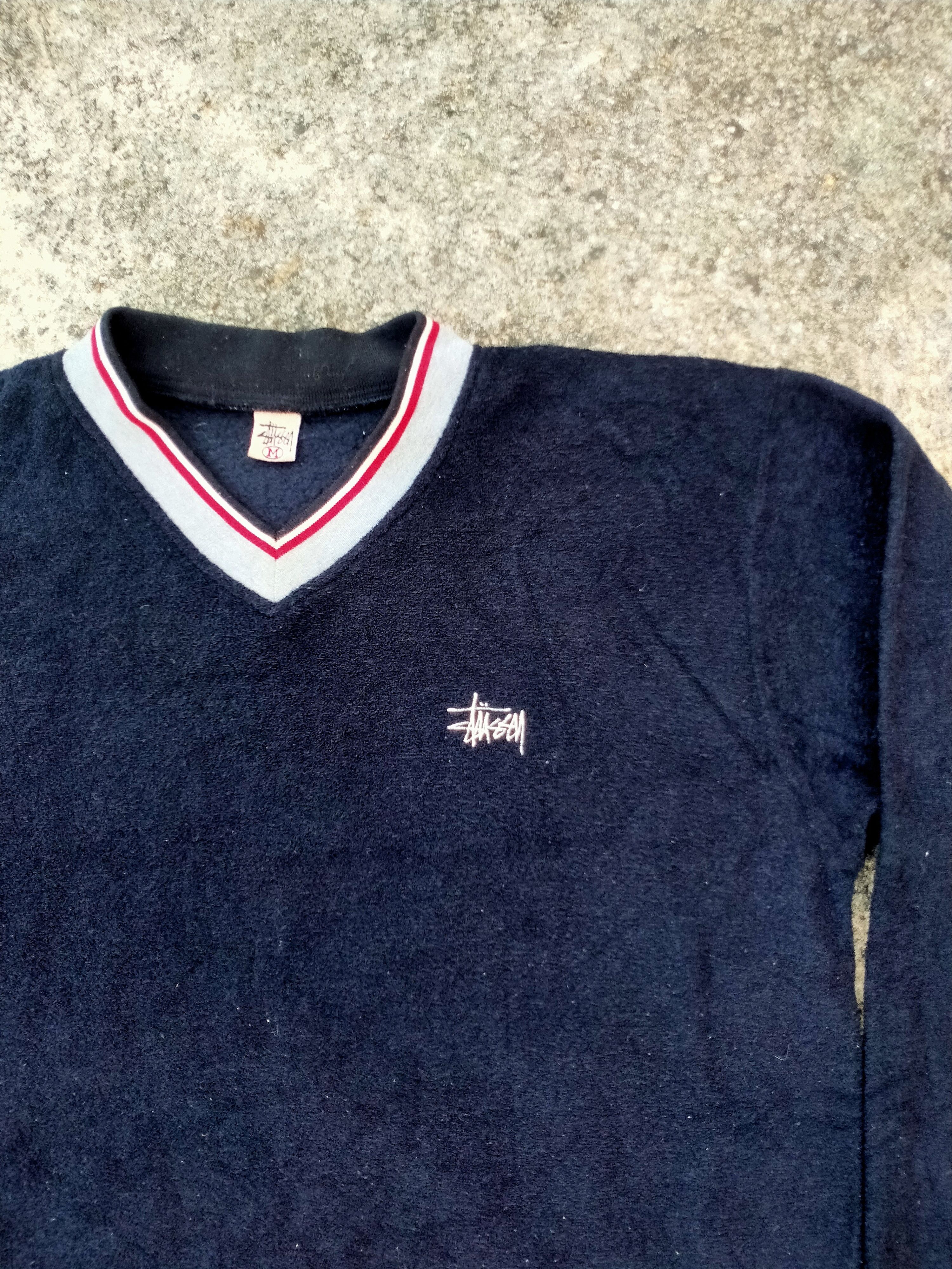 Stussy × Vintage STUSSY EMBROIDERED SMALL LOGO SWEATSHIRT Size US M / EU 48-50 / 2 - 2 Thumbnail