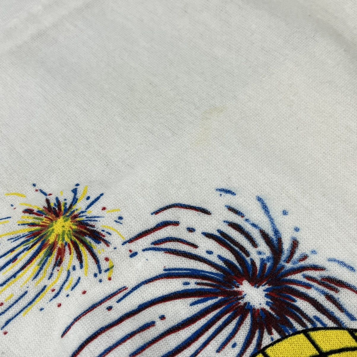 Vintage Vintage 1982 Worlds Fair Tennessee Rainbow Ringer Tee Shirt Size US M / EU 48-50 / 2 - 4 Thumbnail