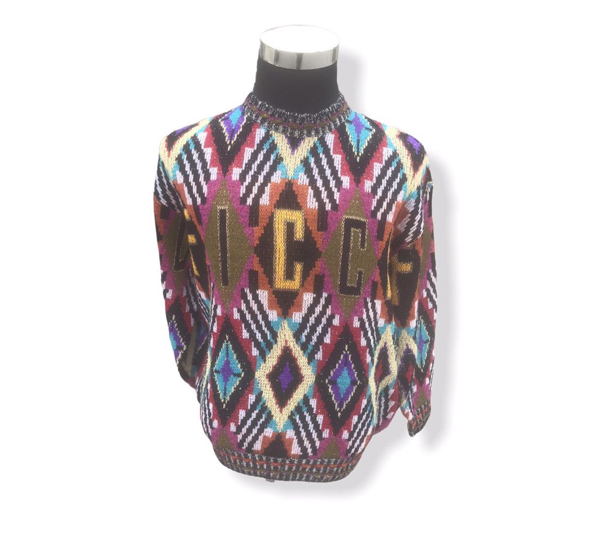 Japanese Brand × Vintage × Yoshiyuki Konishi Vintage Ficce Yoshiyuki Konishi Multicolour Knitwear Size US XL / EU 56 / 4 - 12 Thumbnail