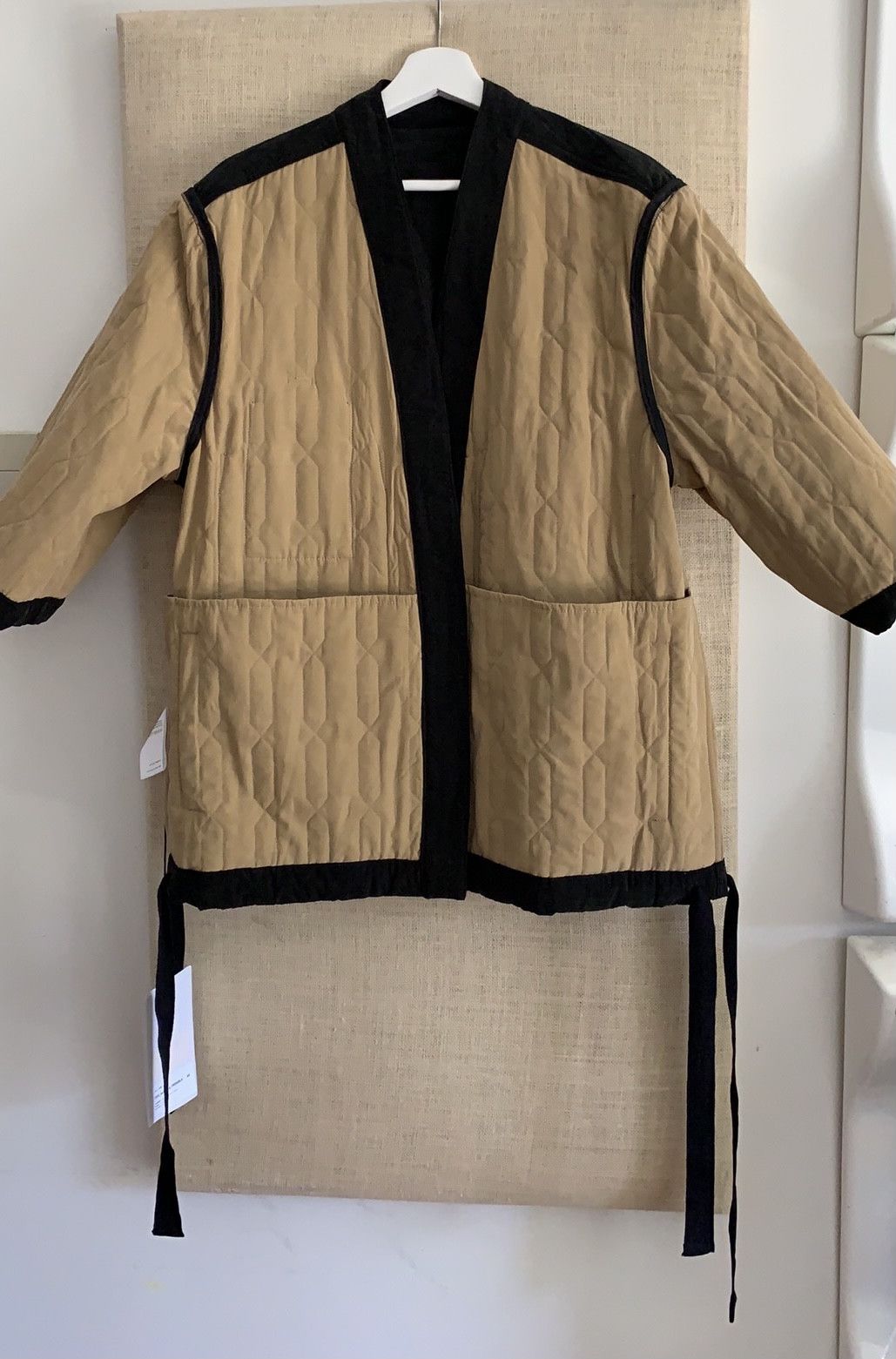 Song For The Mute NWT SONG FOR THE MUTE quilted seam & tie detail Size US M / EU 48-50 / 2 - 2 Thumbnail
