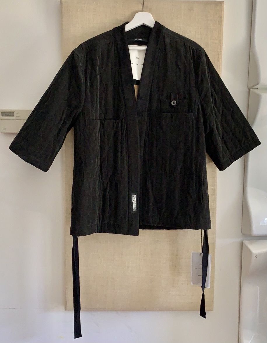 image of NWT Song For The Mute Quilted Seam & Tie Detail in Ash/Black/Tan, Men's (Size Medium)