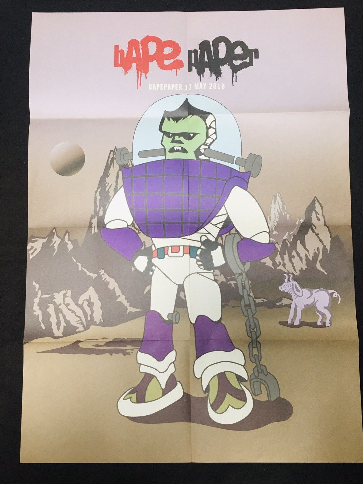 Bape Bape Poster Sk8thing PAZZILAZRES 2010 A Bathing Ape Rare Size ONE SIZE - 1 Thumbnail