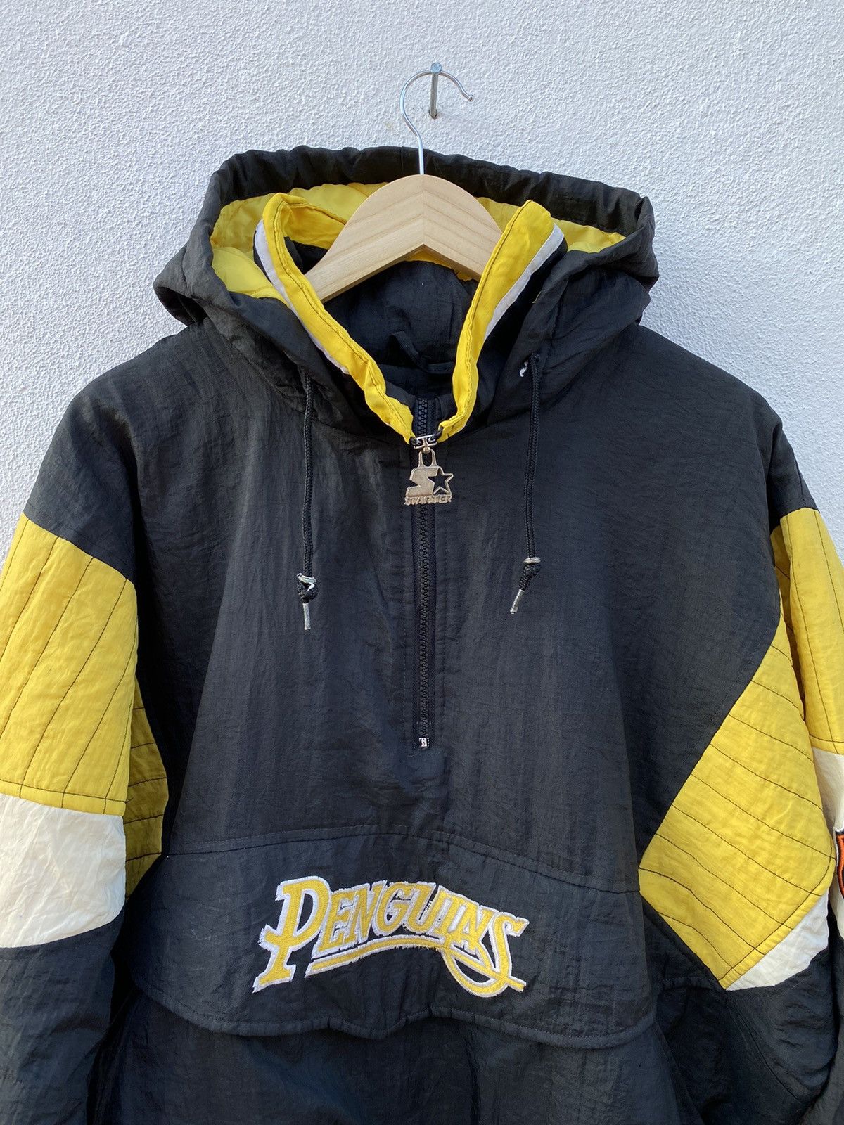 NHL × Starter × Vintage Vintage Pittsburgh Penguins starter NHL jacket Size US L / EU 52-54 / 3 - 4 Thumbnail