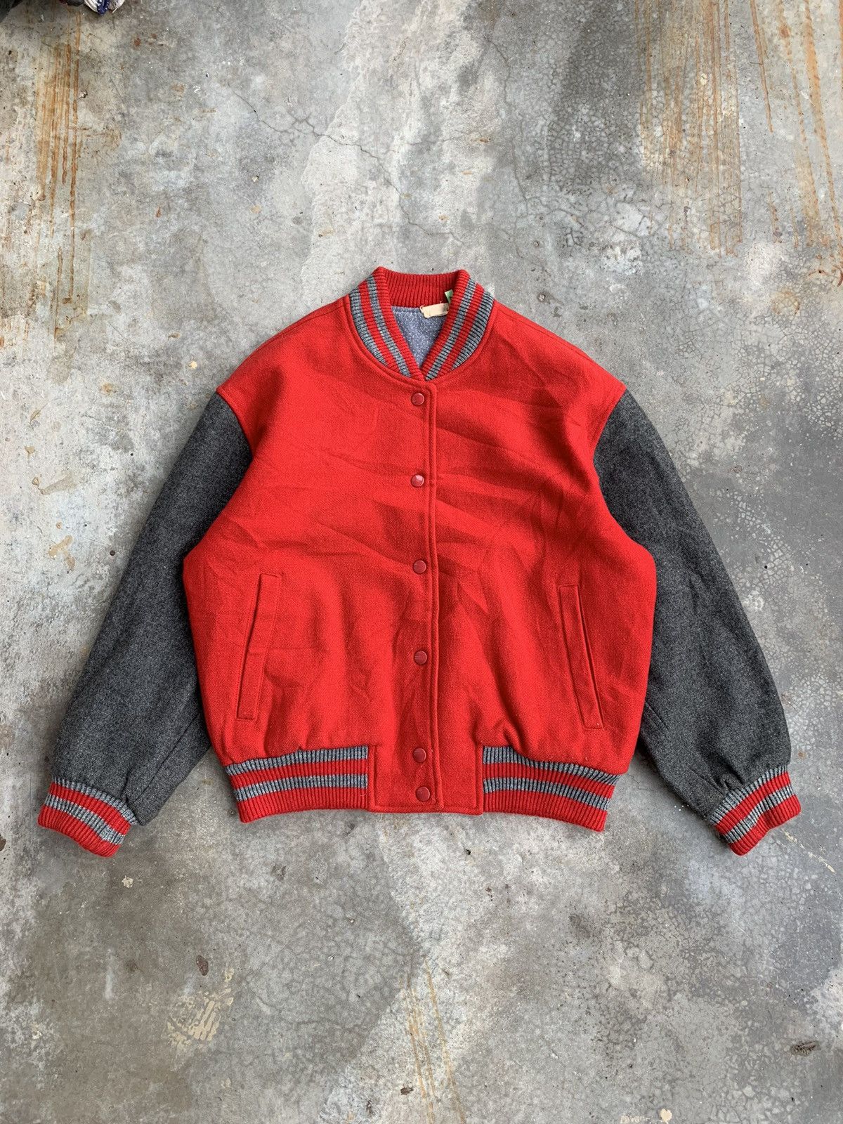 Gant × Vintage Vintage 90s Gant Wool Varsity Jacket Size US M / EU 48-50 / 2 - 1 Thumbnail