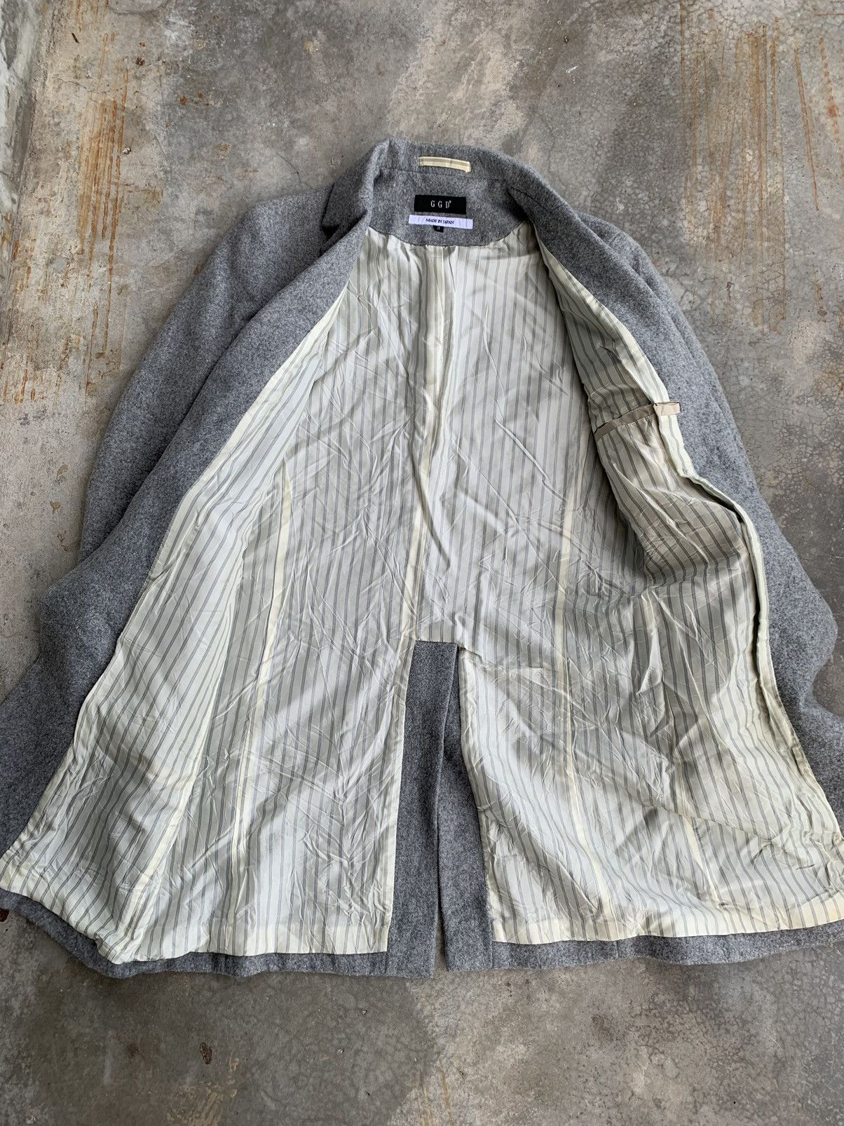 Le Grande Bleu (L.G.B.) MadeinJapan Grand Global GGD Jinnan Shibuyaku wool Long Coat Size US M / EU 48-50 / 2 - 7 Thumbnail