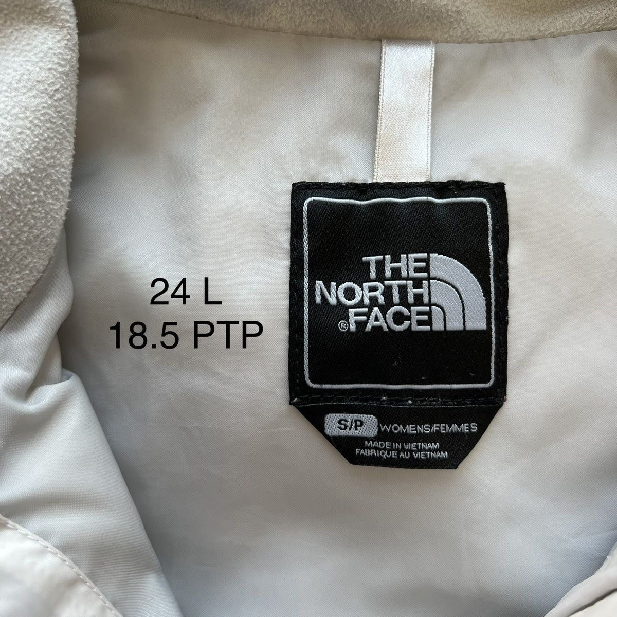 The North Face The North Face 550 Puffer Vest Women's Small White Full Zip Size S / US 4 / IT 40 - 4 Thumbnail