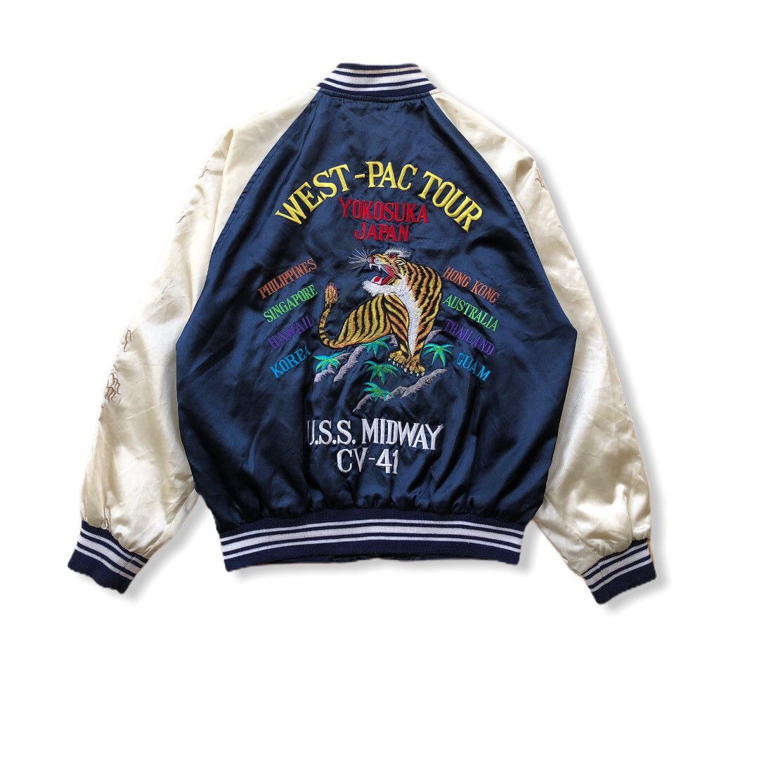 Other Vintage Sukajan Souvenir Jacket West Pac Tour Size US M / EU 48-50 / 2 - 1 Thumbnail