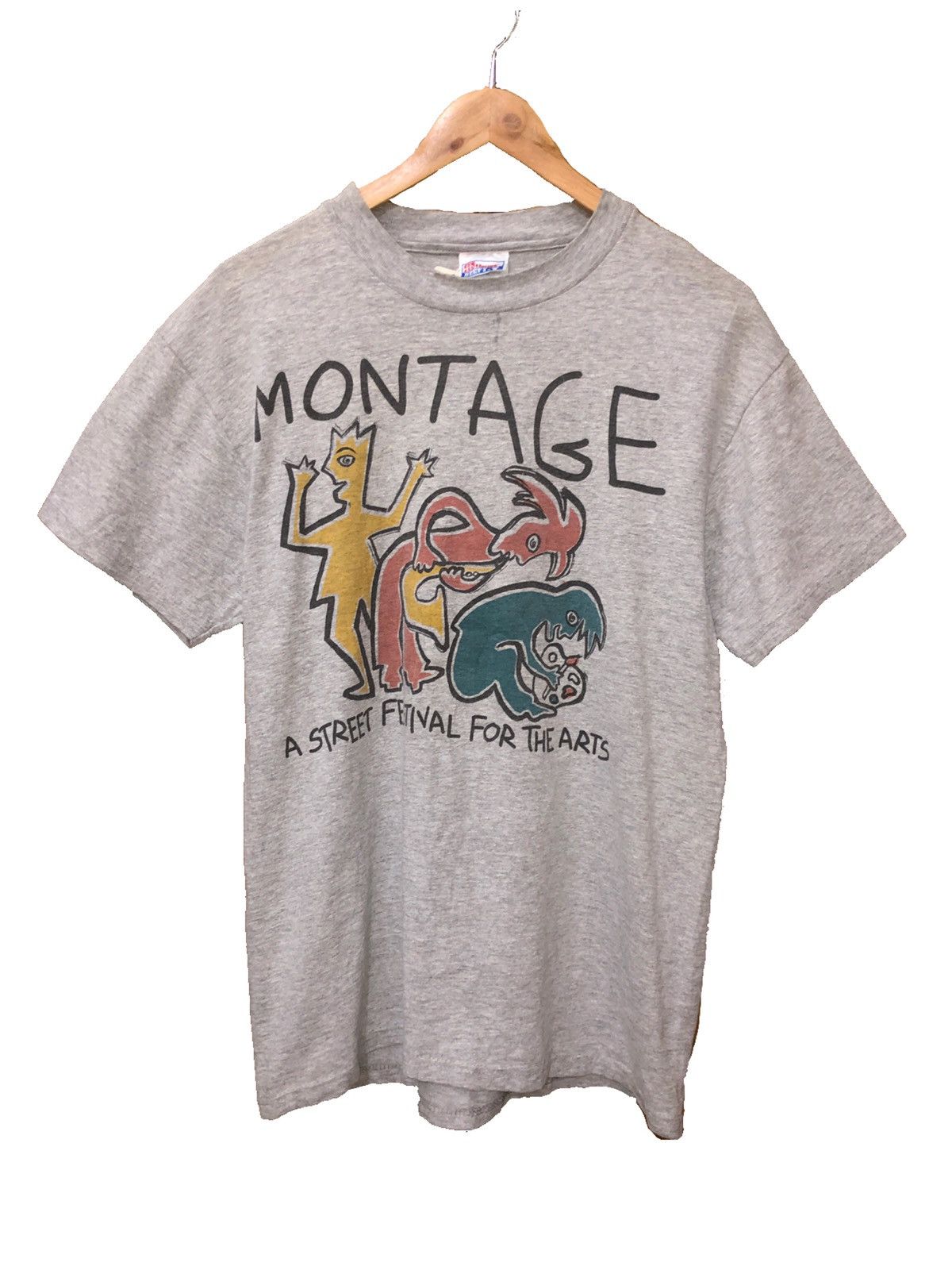 Vintage Vintage 90s Montage Art Festival Tshirts Size US M / EU 48-50 / 2 - 1 Thumbnail