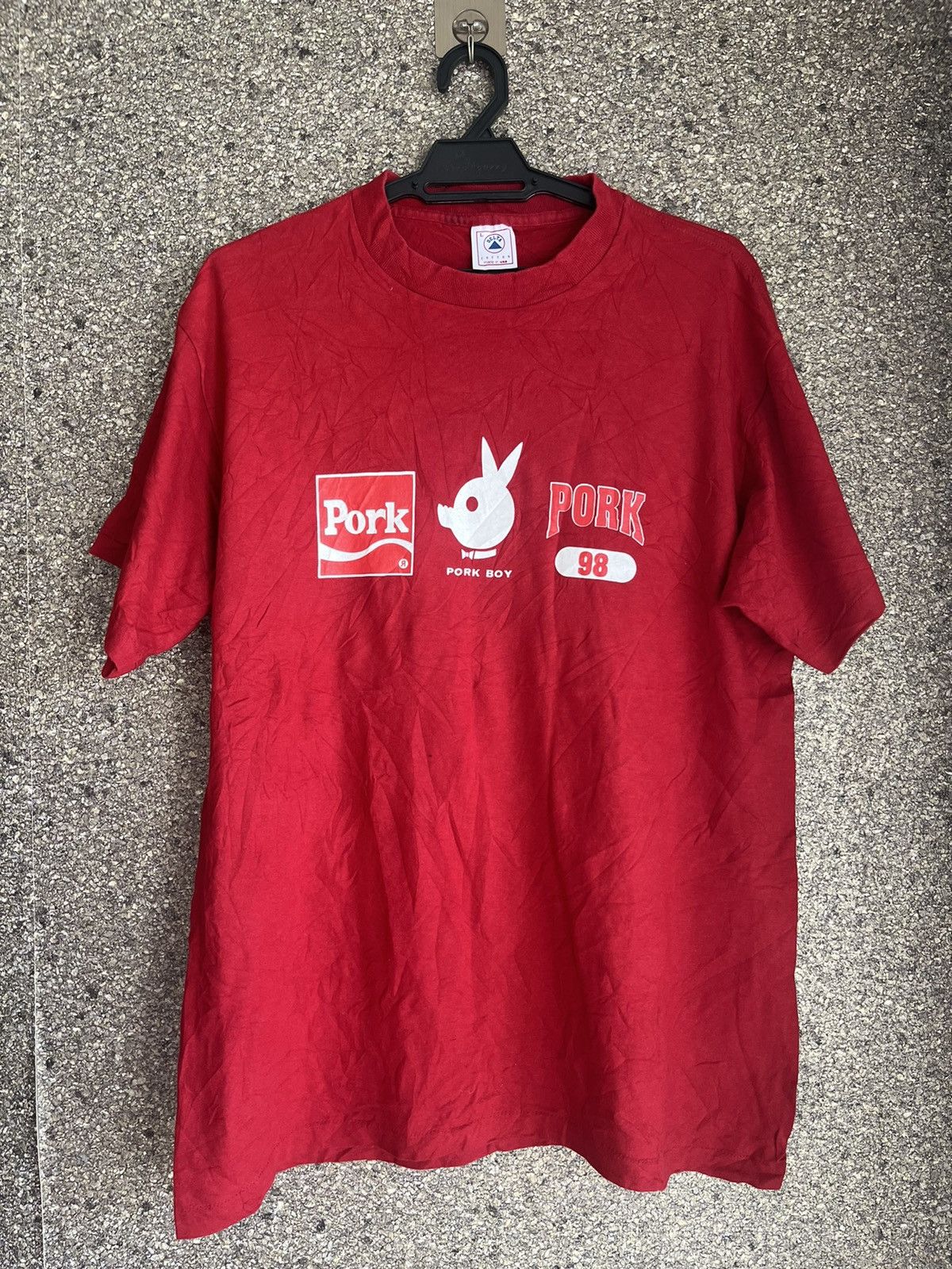 image of Vintage Pork Boy Ft29 in Red, Men's (Size Large)