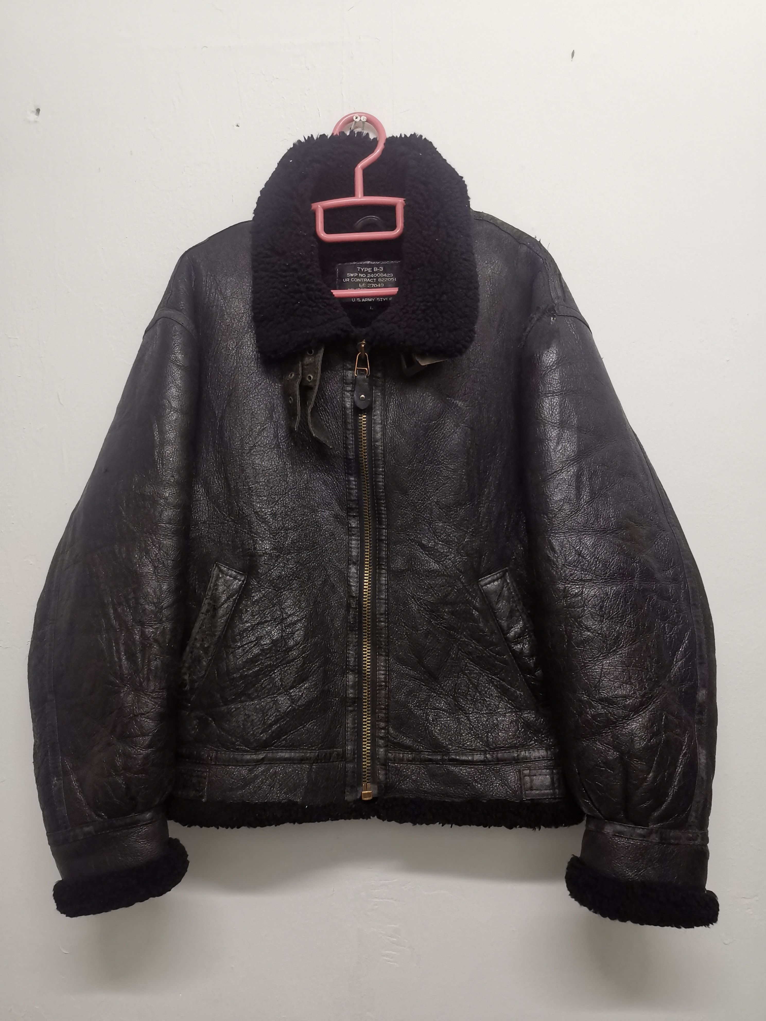 Old US ARMY AIR FORCE B3 Flight Jacket