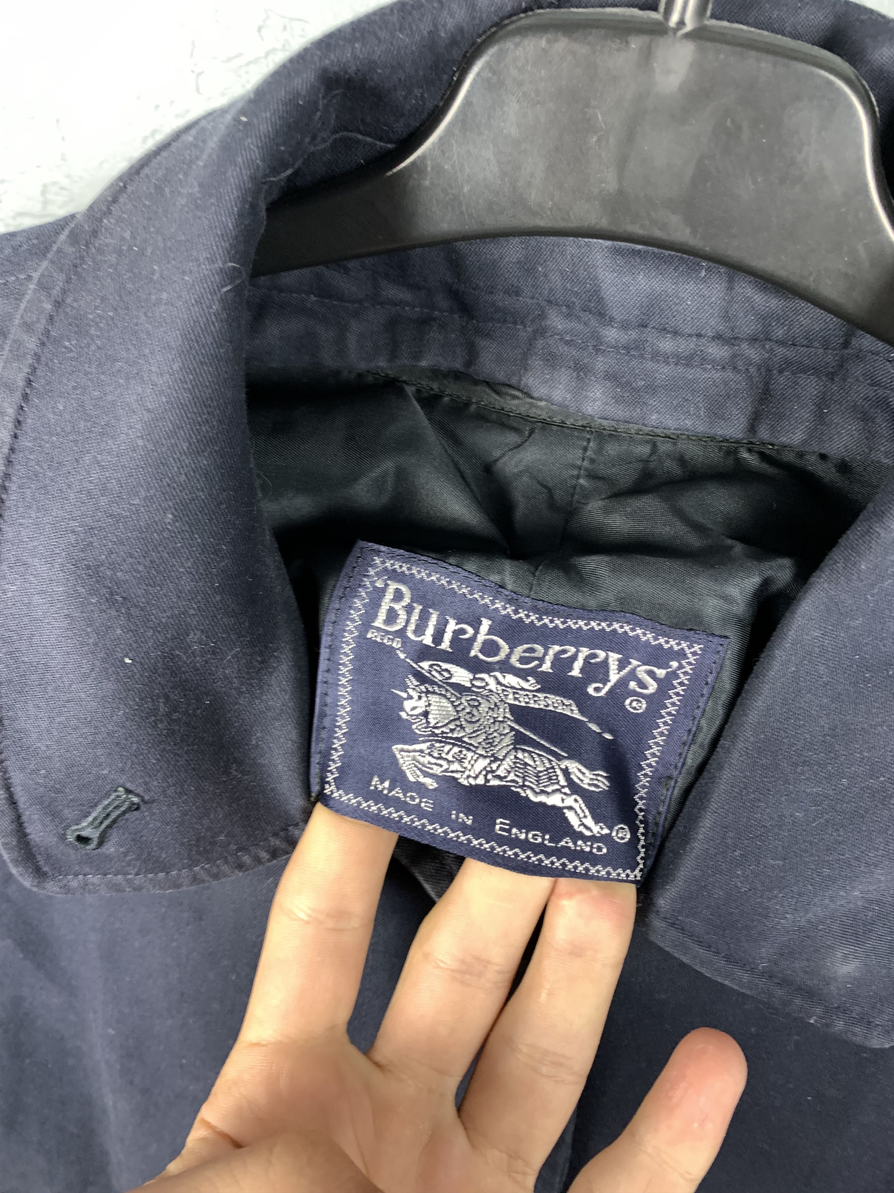 Burberry Burberrys Vintage Trench Coat Jacket with removable lining Size L / US 10 / IT 46 - 3 Thumbnail