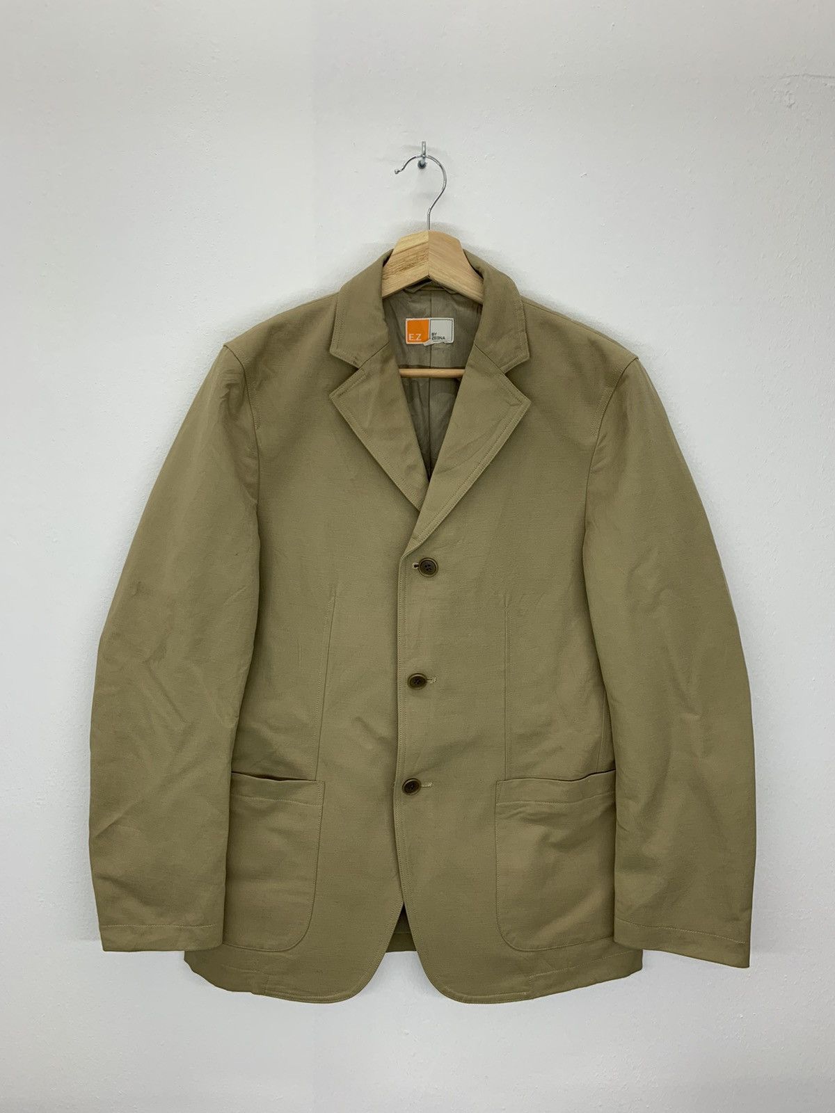 Designer Vintage Ermenegildo Zegna Jacket Size US M / EU 48-50 / 2 - 1 Thumbnail