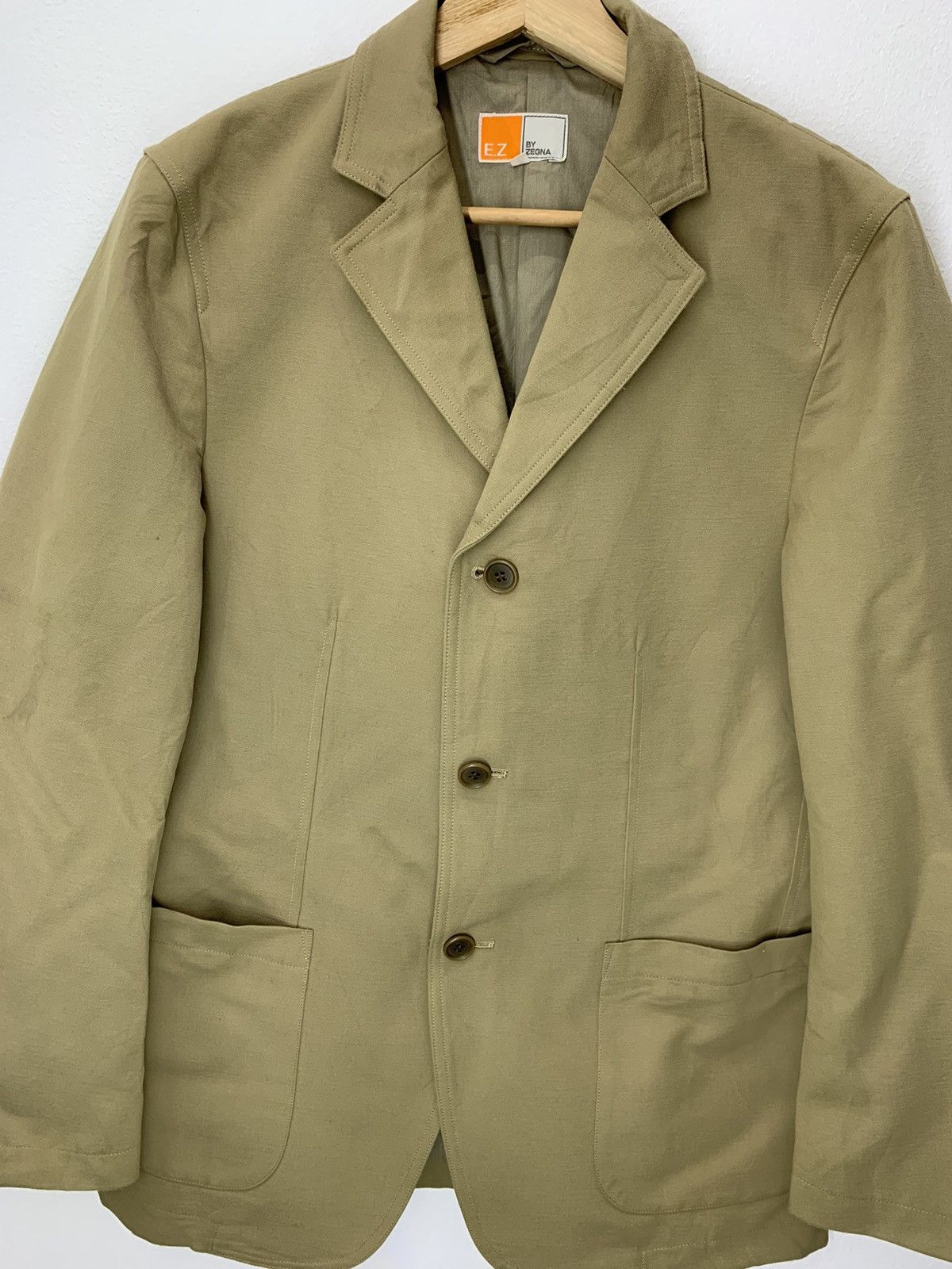 Designer Vintage Ermenegildo Zegna Jacket Size US M / EU 48-50 / 2 - 2 Thumbnail