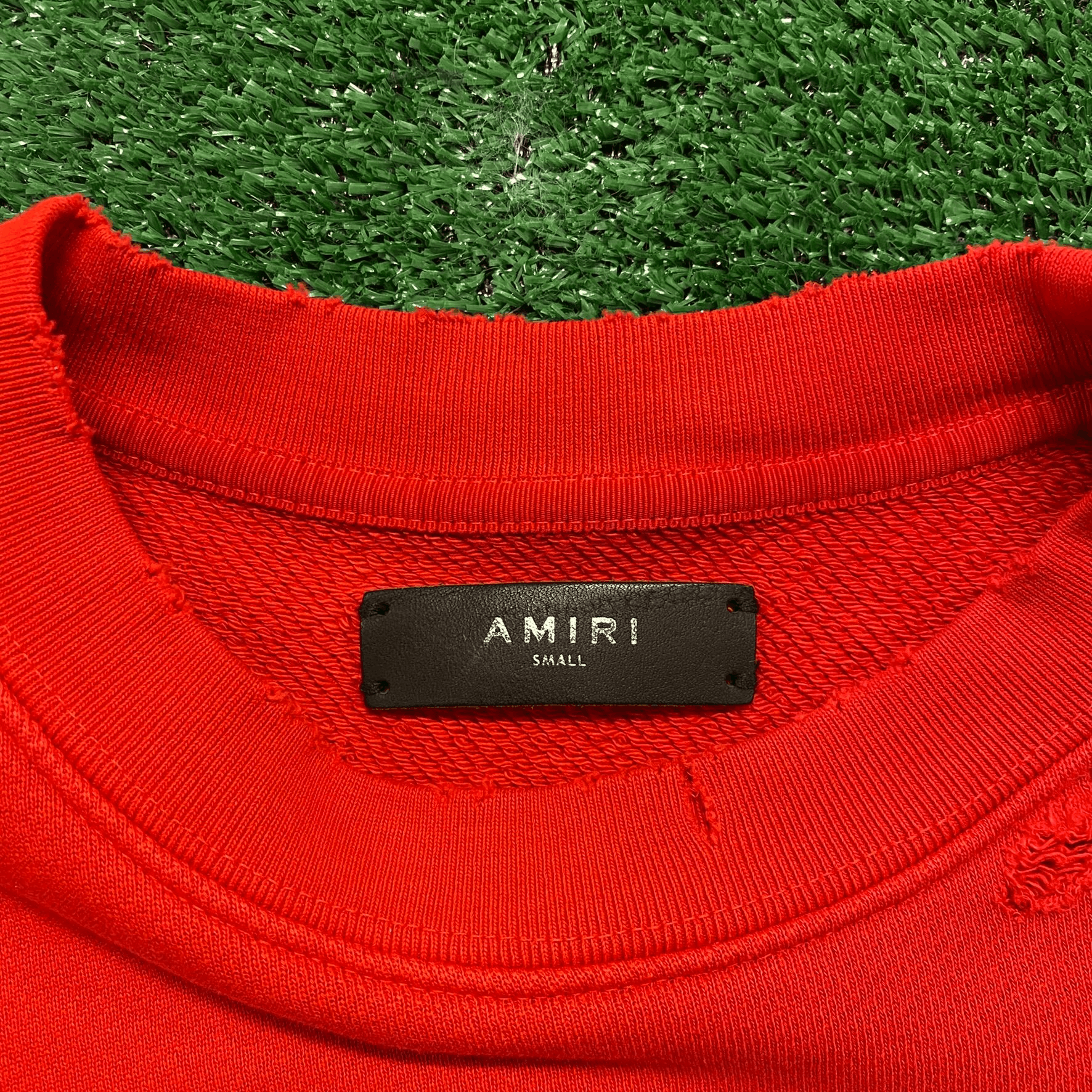 Amiri Amiri Gradient Distressed Crewneck Sweatshirt Size US S / EU 44-46 / 1 - 3 Thumbnail
