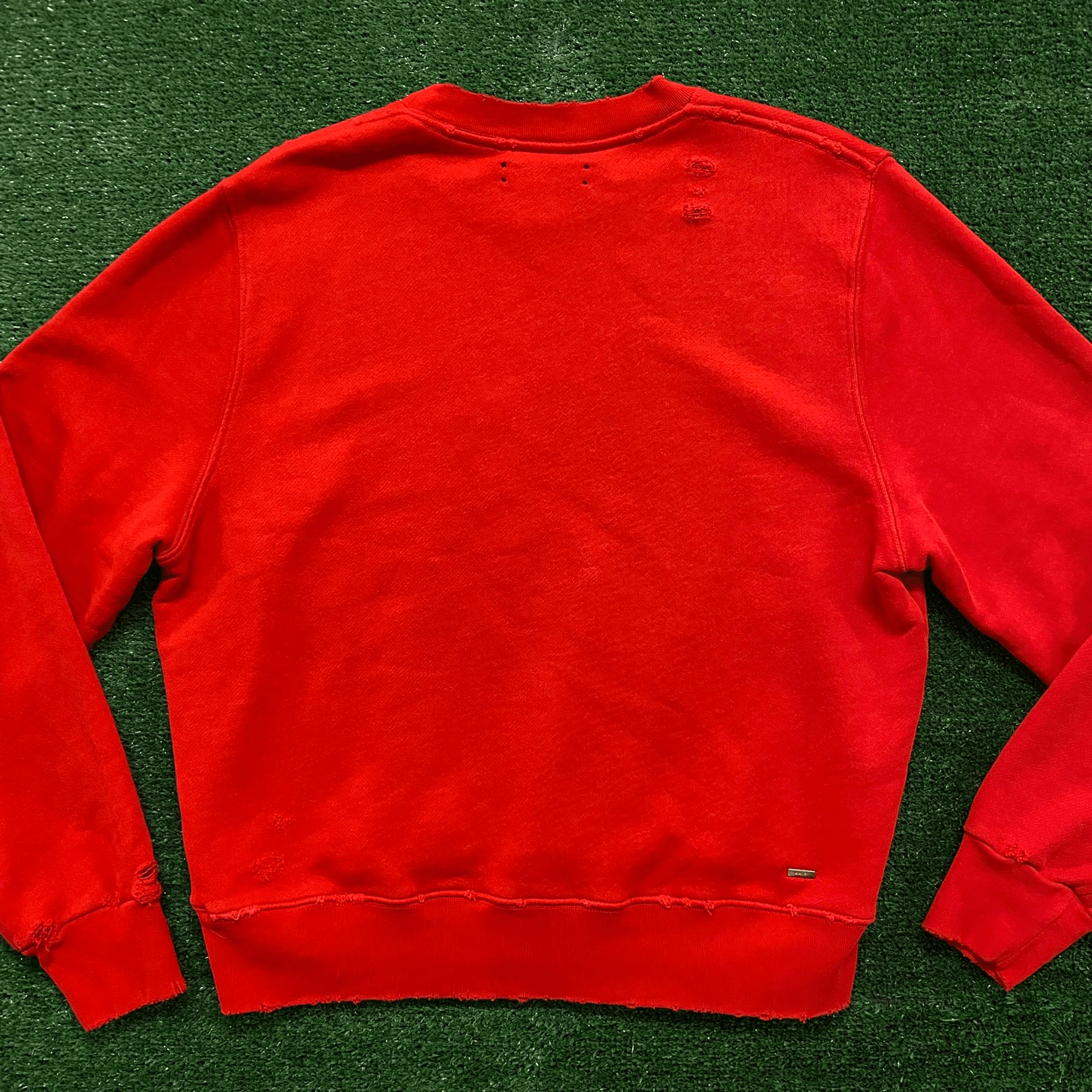 Amiri Amiri Gradient Distressed Crewneck Sweatshirt Size US S / EU 44-46 / 1 - 5 Thumbnail