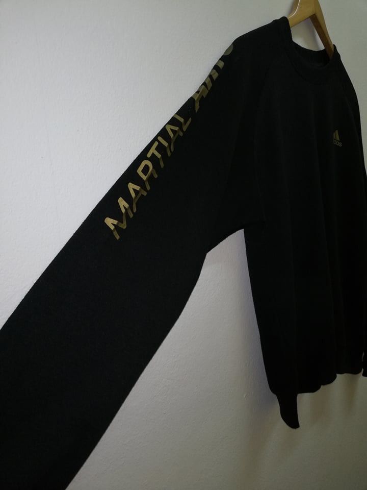 Adidas Adidas Sweatshirt Martial Arts Big Logo Medium Saiz (c20) Size US M / EU 48-50 / 2 - 3 Thumbnail
