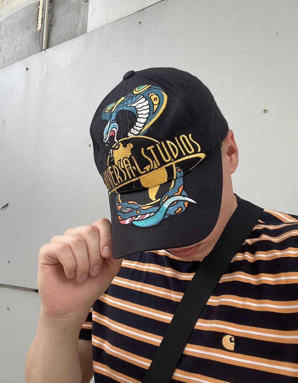 Universal Studios × Vintage Vintage Universal Studios Rare Cap Embroidered Snake Size ONE SIZE - 2 Thumbnail