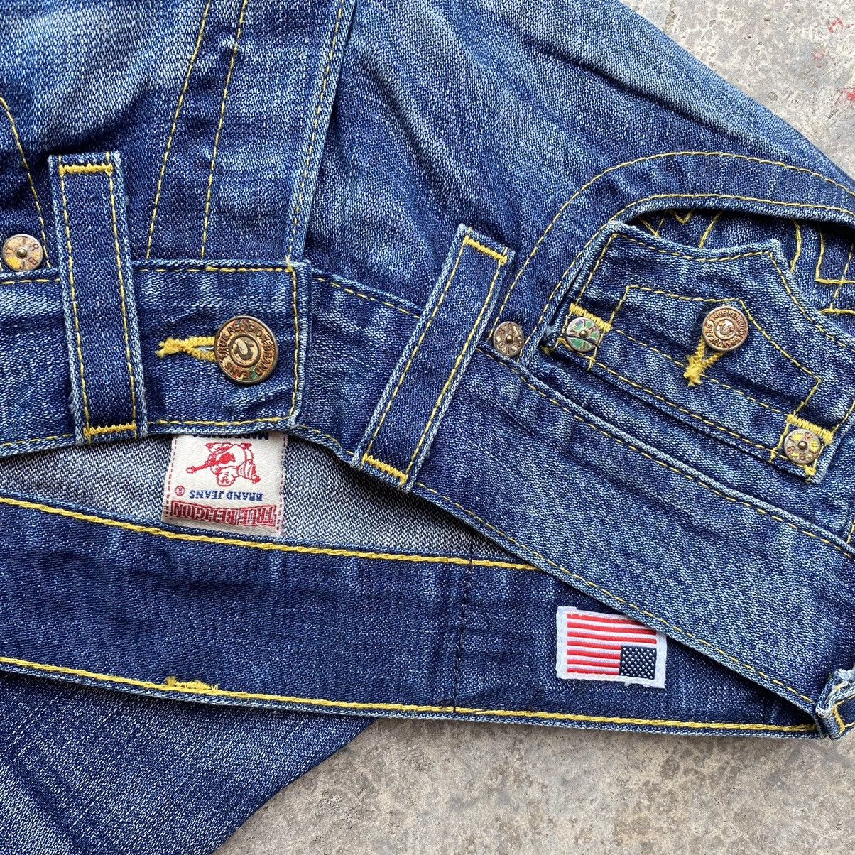 Japanese Brand × True Religion True Religion Brand Jeans Skull Patch Distressed Denim Size 28" / US 6 / IT 42 - 17 Thumbnail