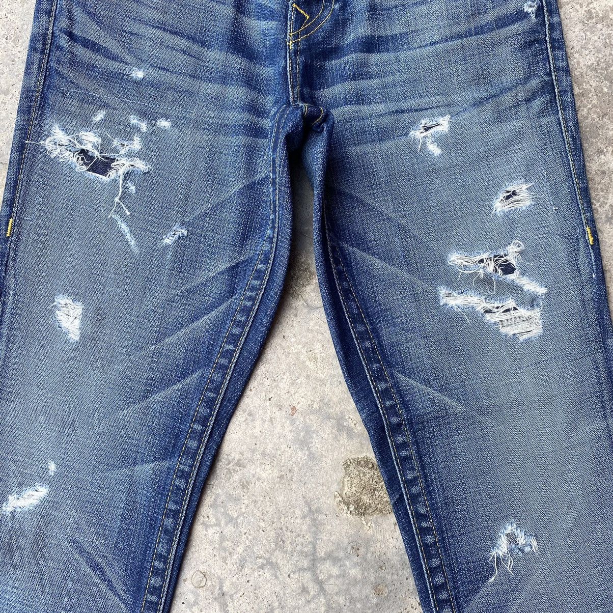 Japanese Brand × True Religion True Religion Brand Jeans Skull Patch Distressed Denim Size 28" / US 6 / IT 42 - 8 Thumbnail