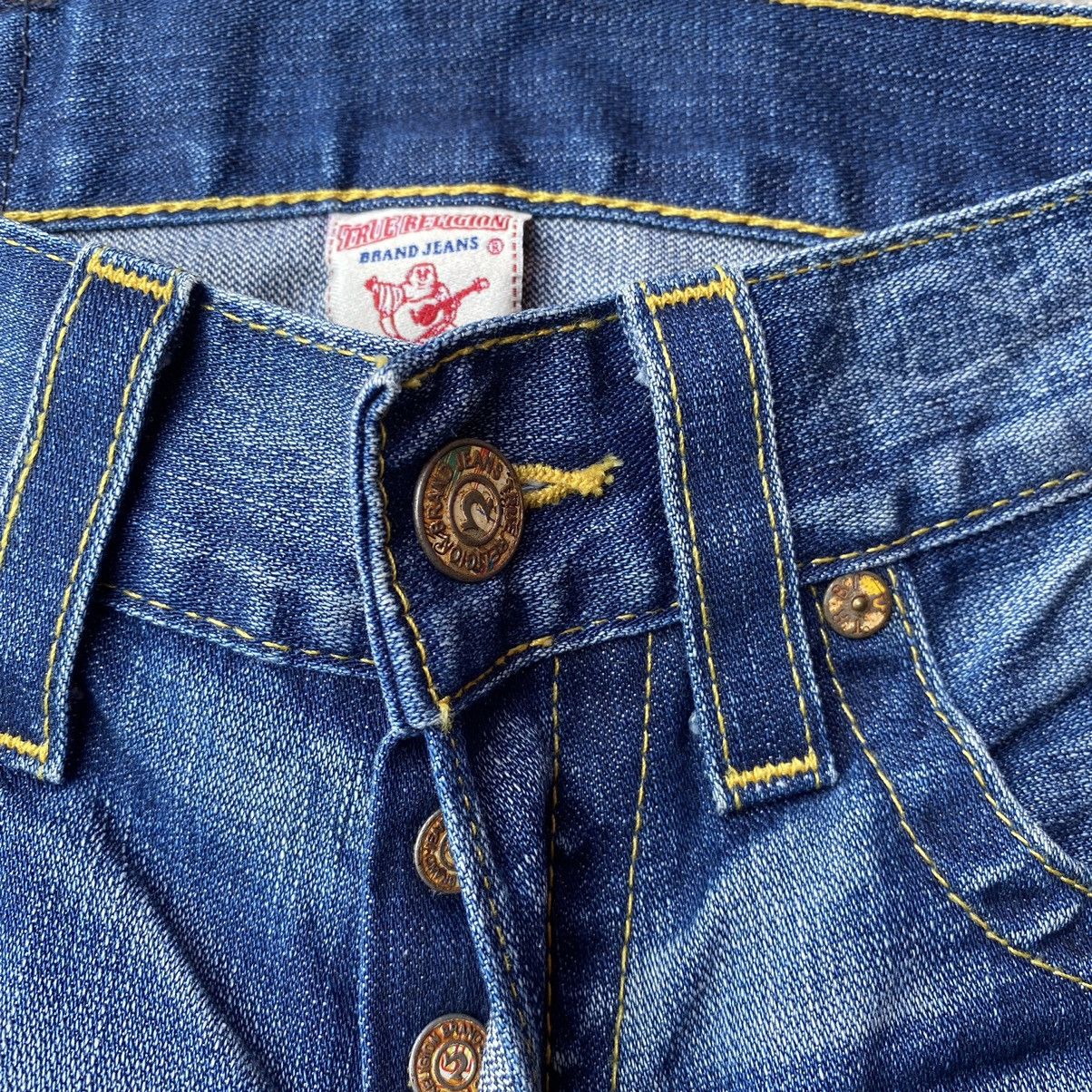 Japanese Brand × True Religion True Religion Brand Jeans Skull Patch Distressed Denim Size 28" / US 6 / IT 42 - 10 Thumbnail