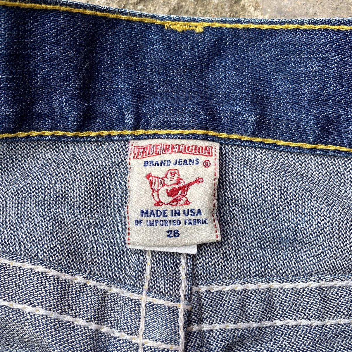 Japanese Brand × True Religion True Religion Brand Jeans Skull Patch Distressed Denim Size 28" / US 6 / IT 42 - 11 Thumbnail