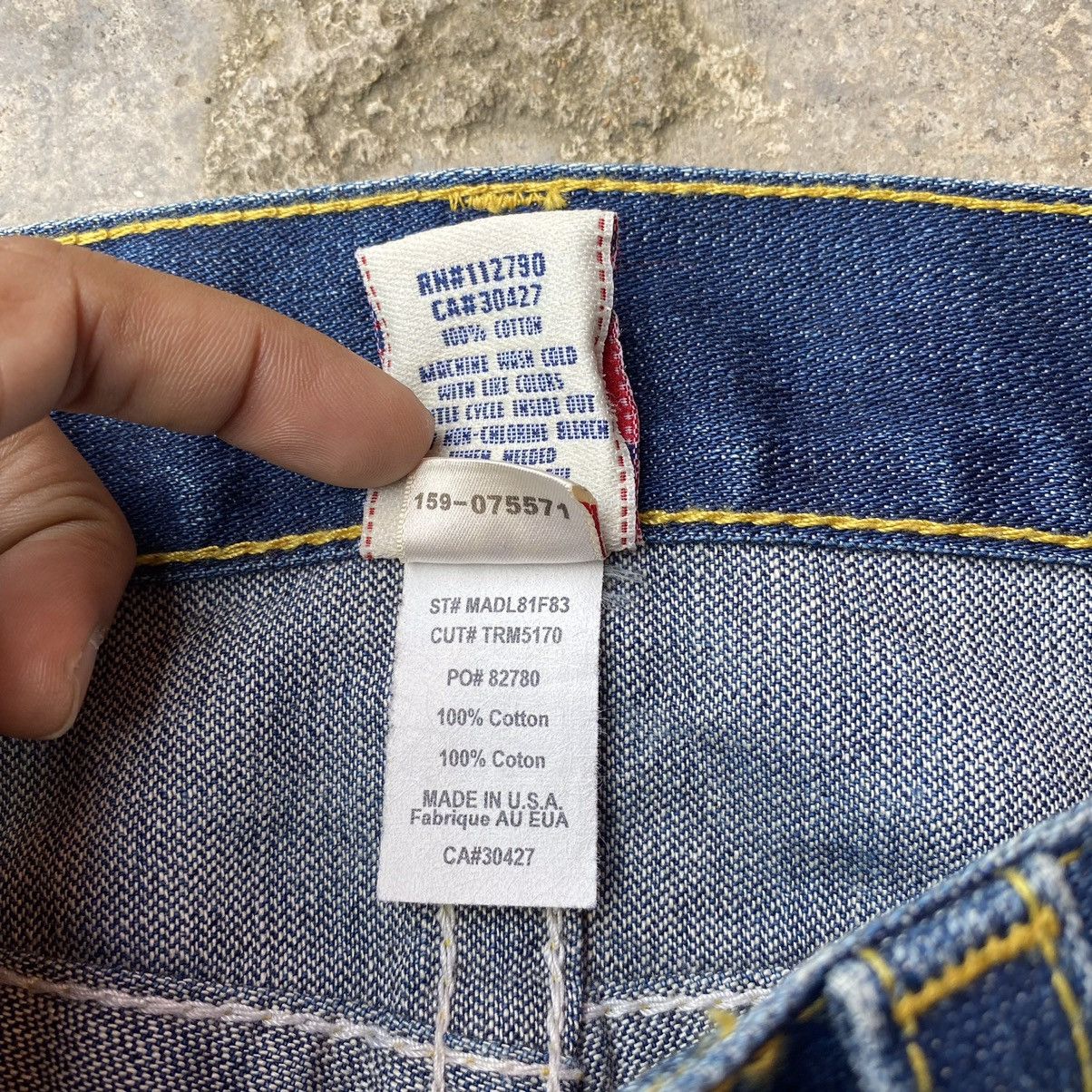 Japanese Brand × True Religion True Religion Brand Jeans Skull Patch Distressed Denim Size 28" / US 6 / IT 42 - 13 Thumbnail