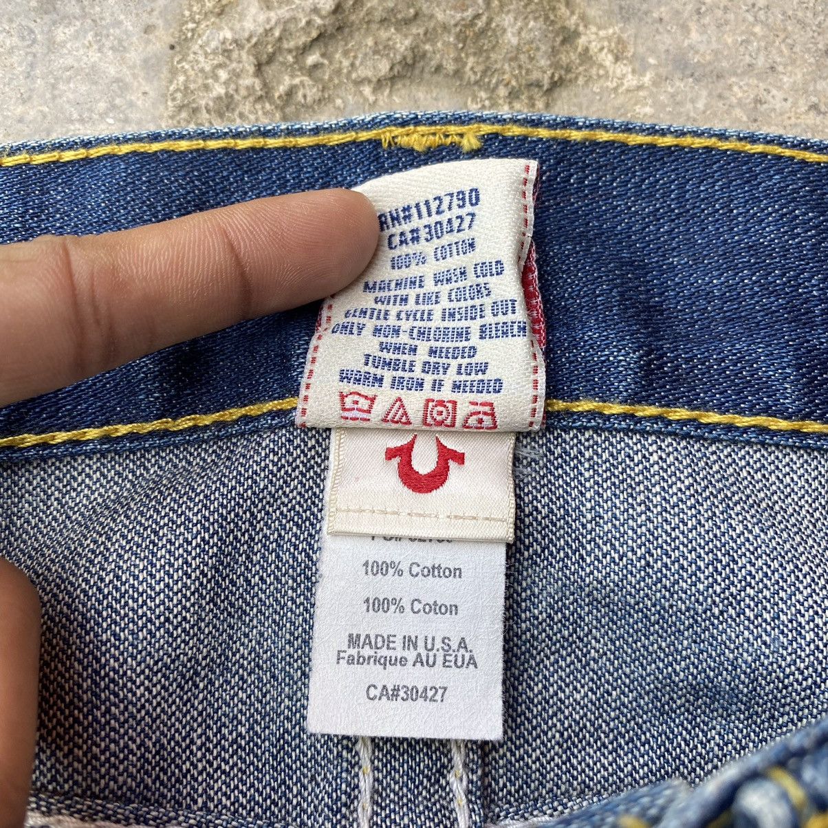 Japanese Brand × True Religion True Religion Brand Jeans Skull Patch Distressed Denim Size 28" / US 6 / IT 42 - 12 Thumbnail