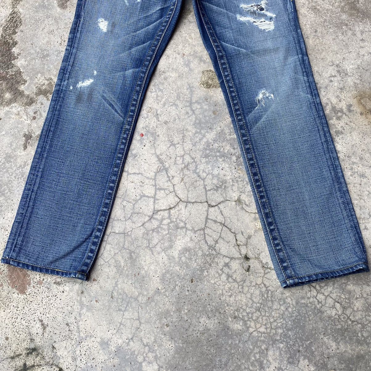 Japanese Brand × True Religion True Religion Brand Jeans Skull Patch Distressed Denim Size 28" / US 6 / IT 42 - 7 Thumbnail