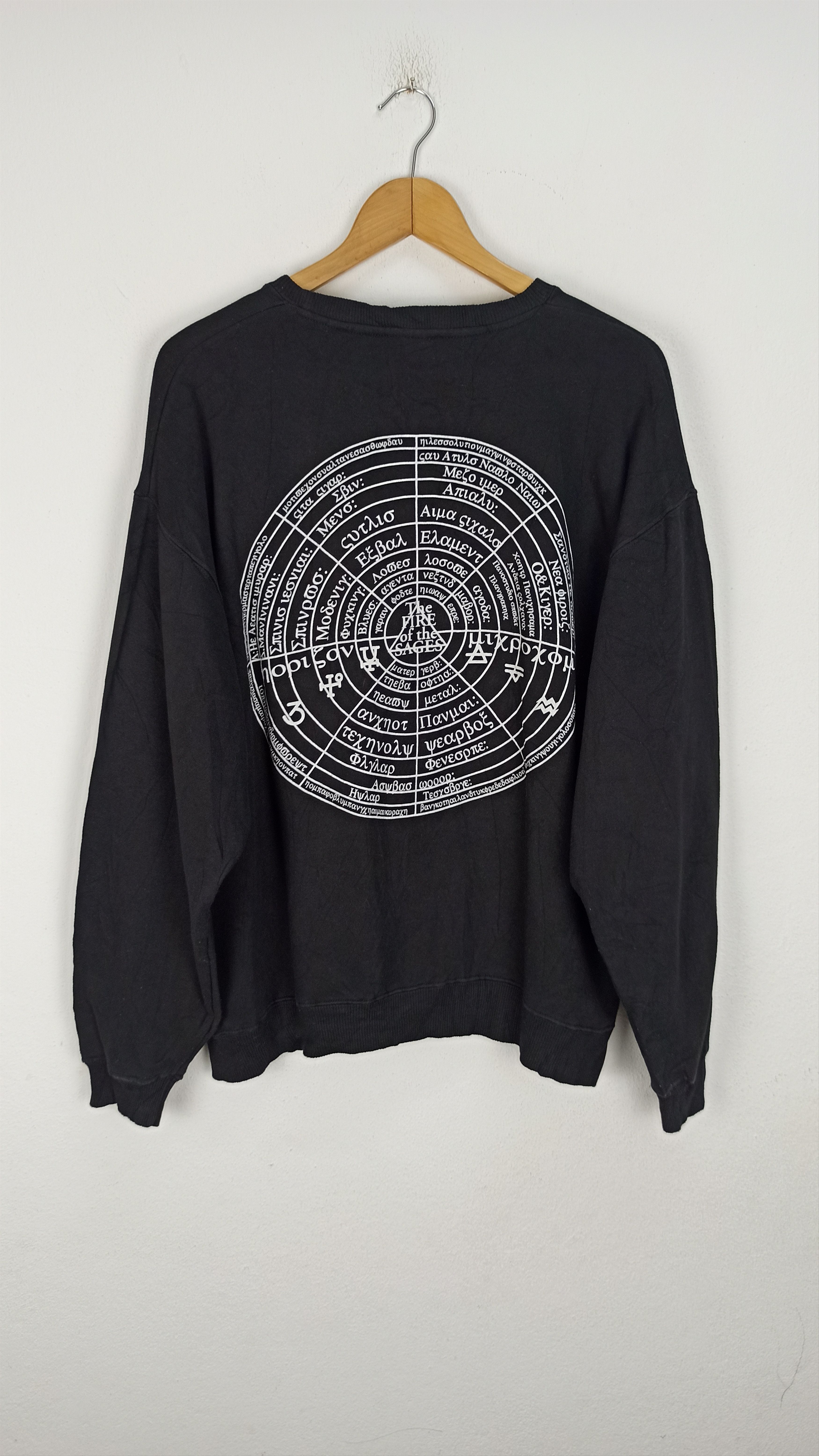 American Eagle Outfitters Rare Sweatshirt American Biker "The Fire of the Sages" Size US L / EU 52-54 / 3 - 4 Thumbnail