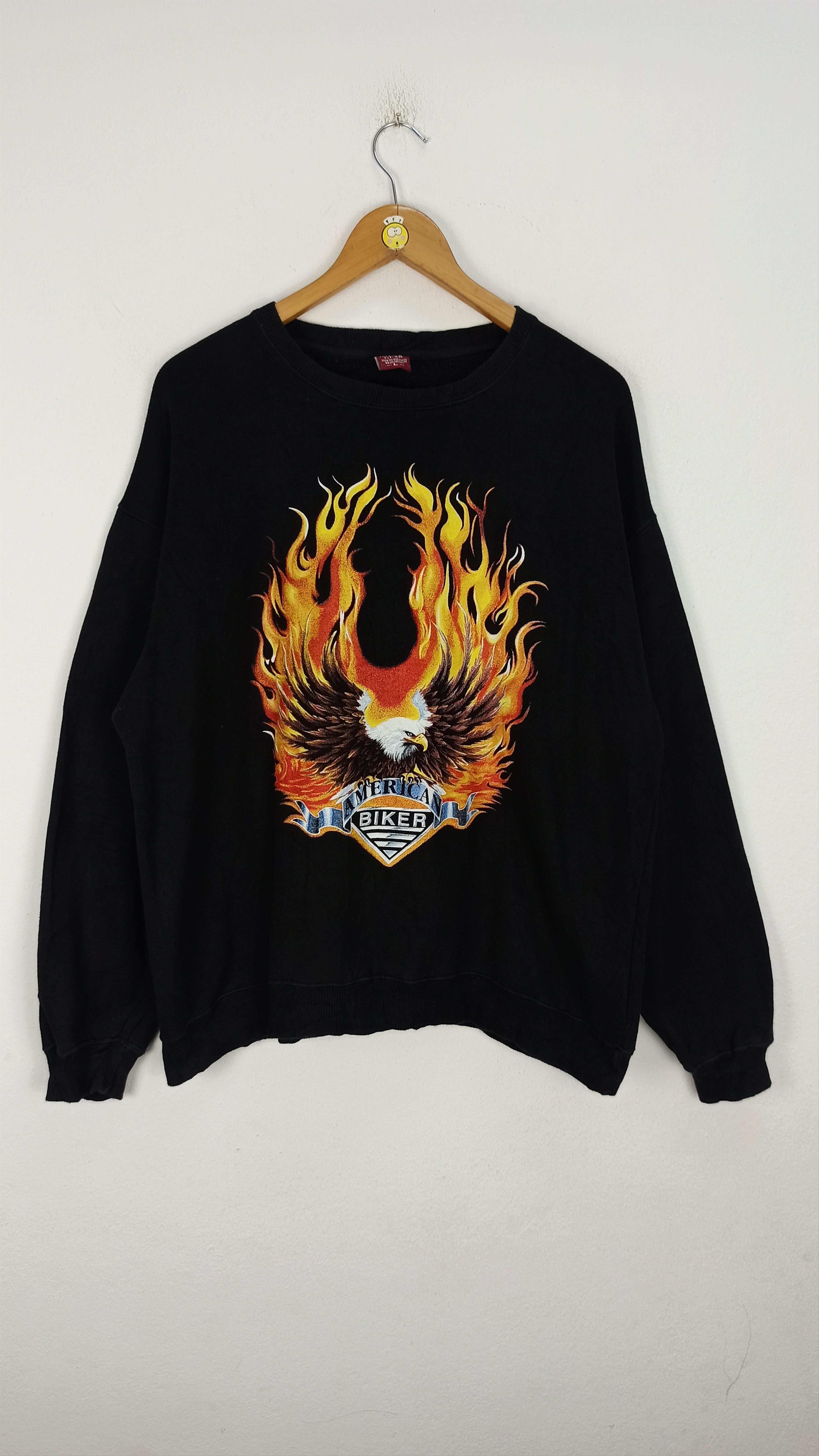 American Eagle Outfitters Rare Sweatshirt American Biker "The Fire of the Sages" Size US L / EU 52-54 / 3 - 1 Thumbnail