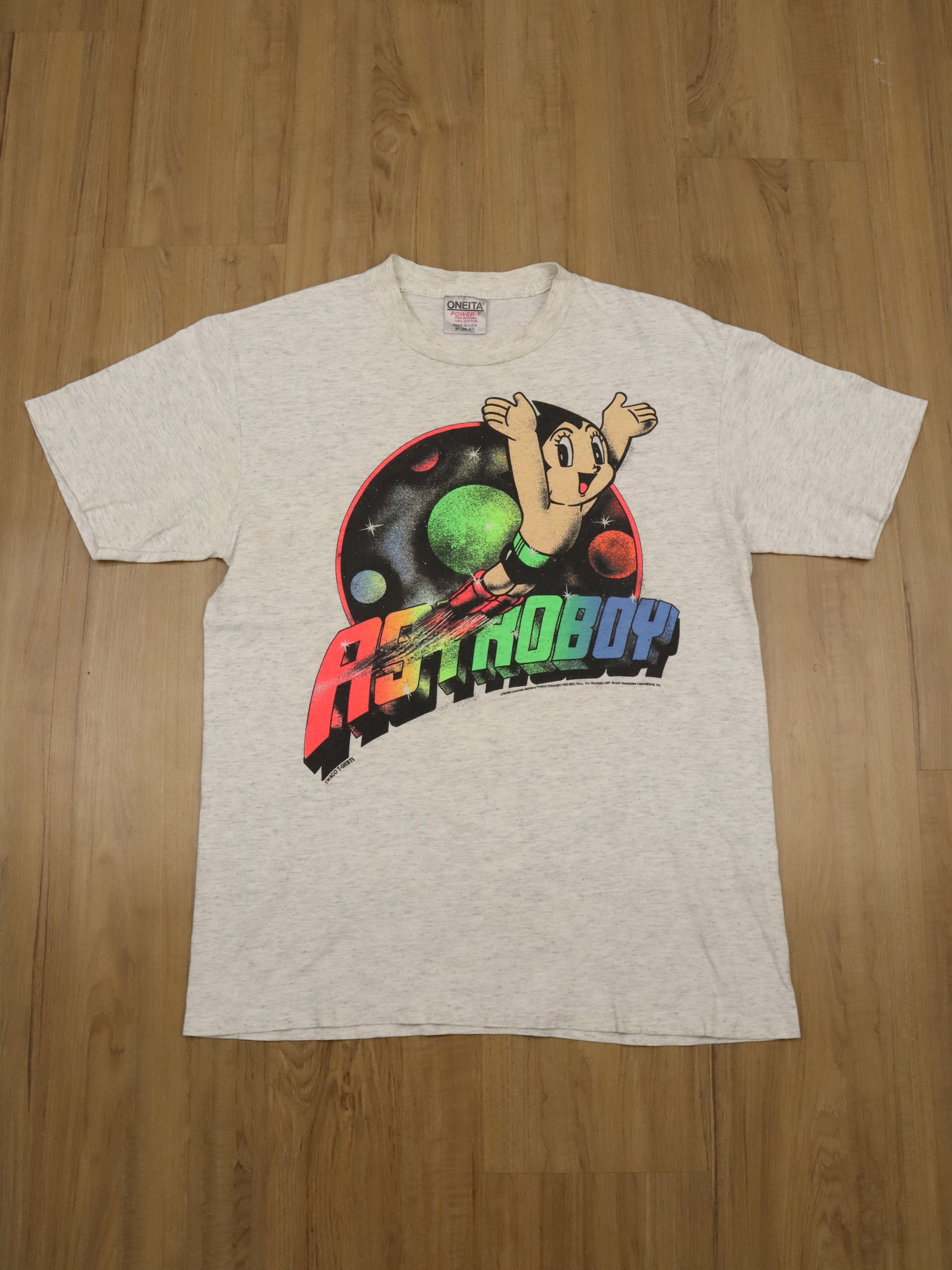Anime × Vintage Vtg. 90's Astro Boy Mighty Atom Anime Manga Series Shirt Size US M / EU 48-50 / 2 - 11 Thumbnail