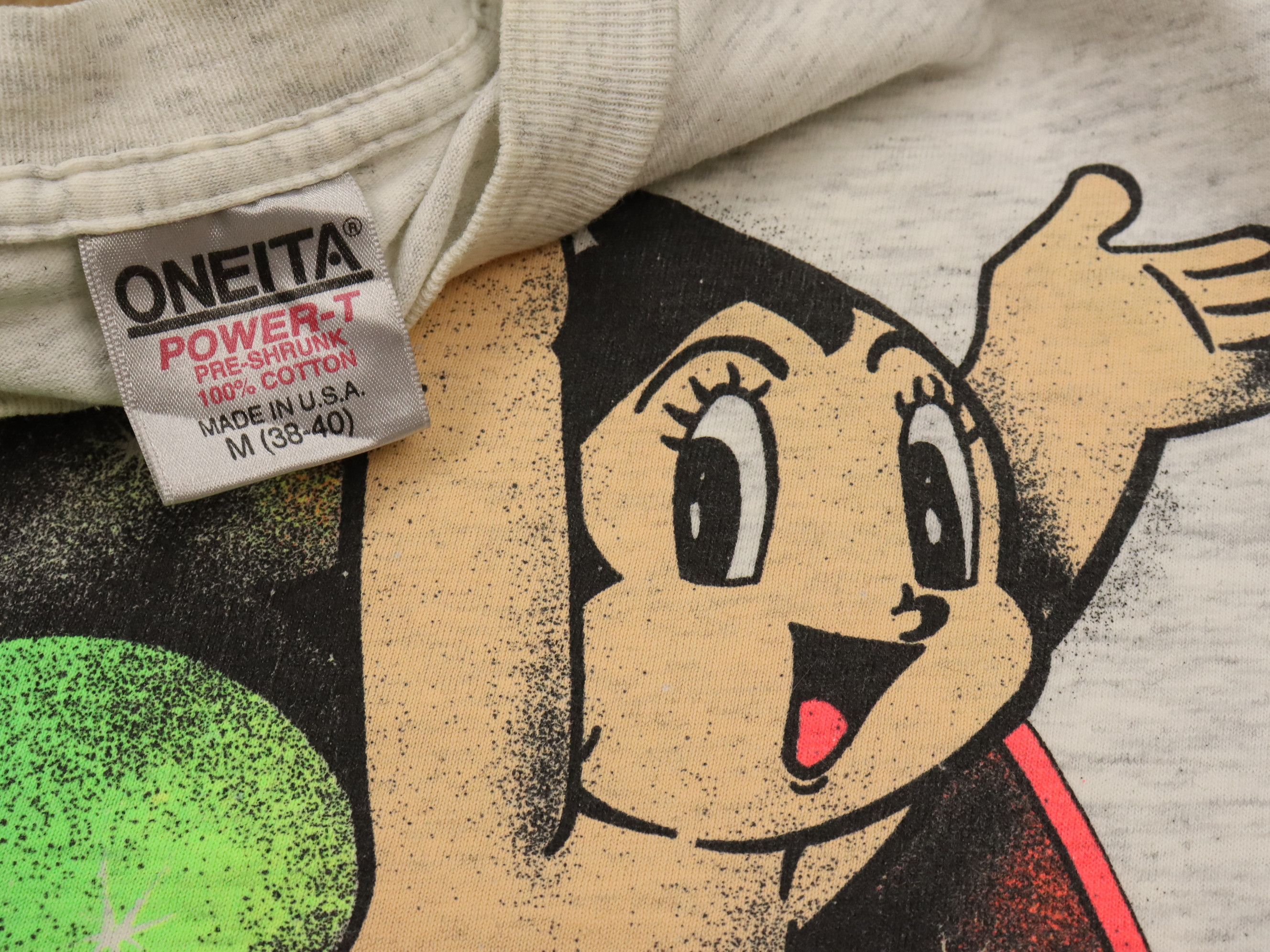 Anime × Vintage Vtg. 90's Astro Boy Mighty Atom Anime Manga Series Shirt Size US M / EU 48-50 / 2 - 6 Thumbnail