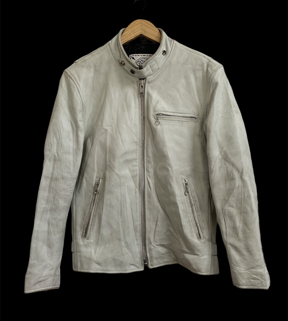 Genuine Leather 💥Demagogue Cafe Racer Leather Jacket Size US S / EU 44-46 / 1 - 1 Thumbnail