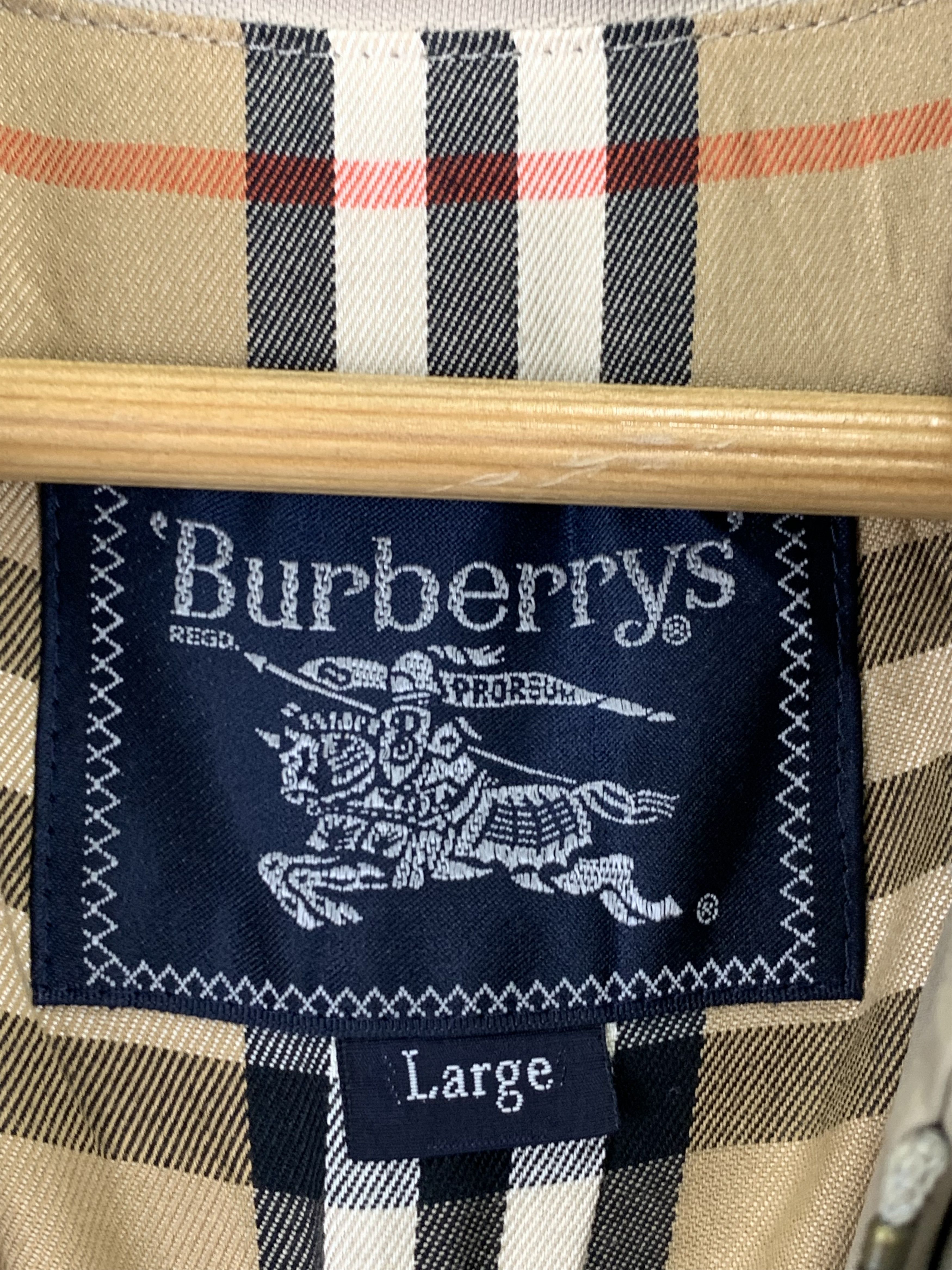 Burberry × Vintage Vintage Burberrys Novacheck Trench Coat Jacket Size US L / EU 52-54 / 3 - 5 Thumbnail