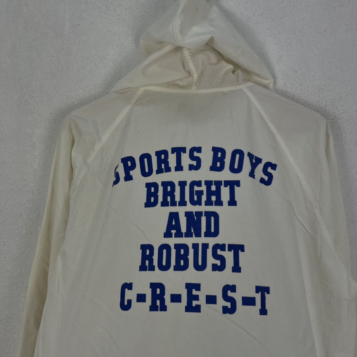 Japanese Brand VINTAGE CREST BIG LOGO HOODIE JACKET ANORAK STYLE Size US M / EU 48-50 / 2 - 7 Thumbnail