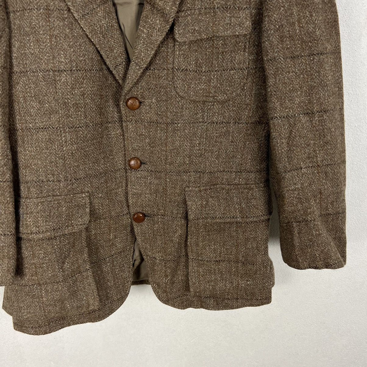 Chaps VINTAGE CHAPS RALPH LAUREN TARTAN DESIGN WOOL JACKET Size US M / EU 48-50 / 2 - 4 Thumbnail