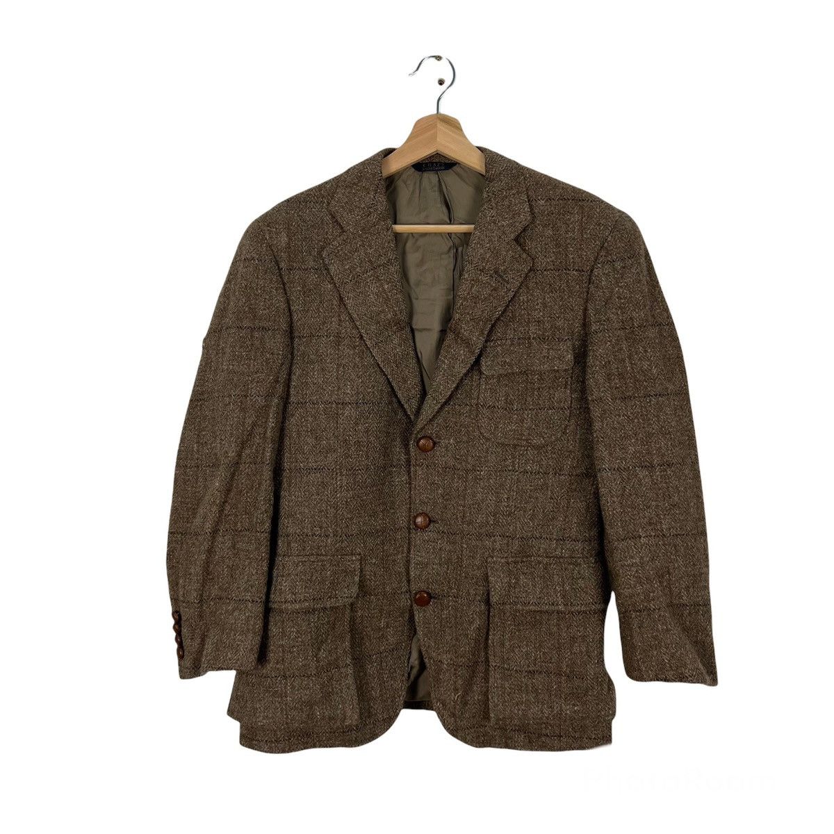 Chaps VINTAGE CHAPS RALPH LAUREN TARTAN DESIGN WOOL JACKET Size US M / EU 48-50 / 2 - 1 Thumbnail