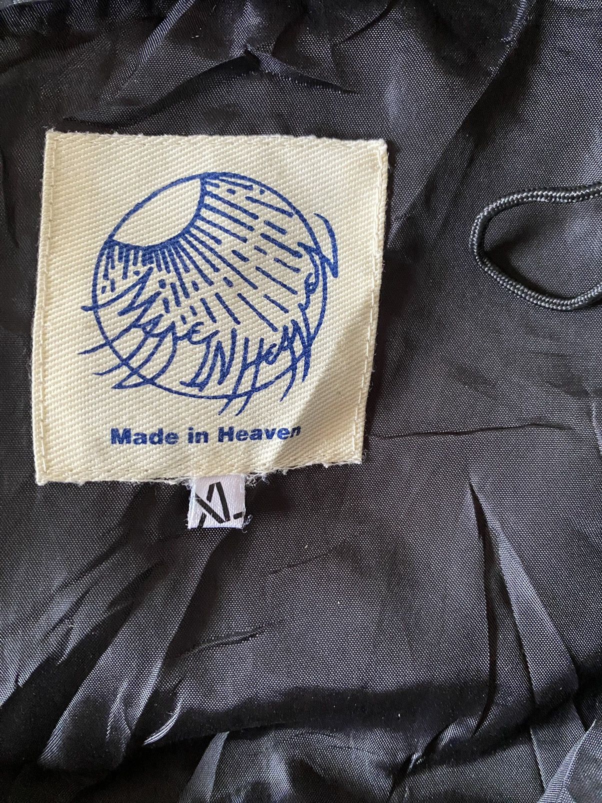 Japanese Brand × Vintage Vintage Made In Heaven Jacket Sherpa Zipper Hoodie Style Size US XL / EU 56 / 4 - 12 Thumbnail