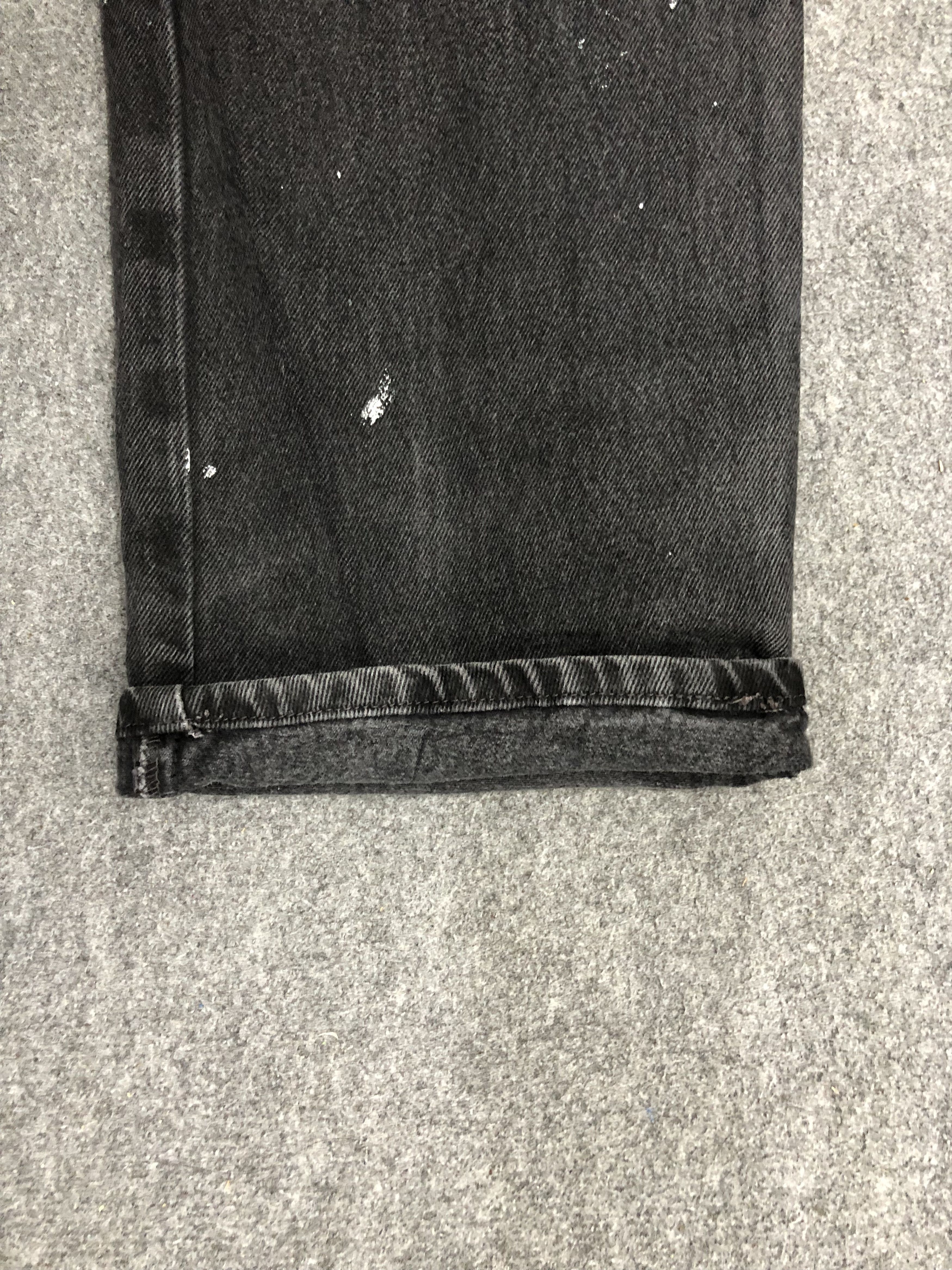 Levi's × Vintage Vintage Levis 505 Faded Black Dirty Jeans Size US 36 / EU 52 - 11 Thumbnail