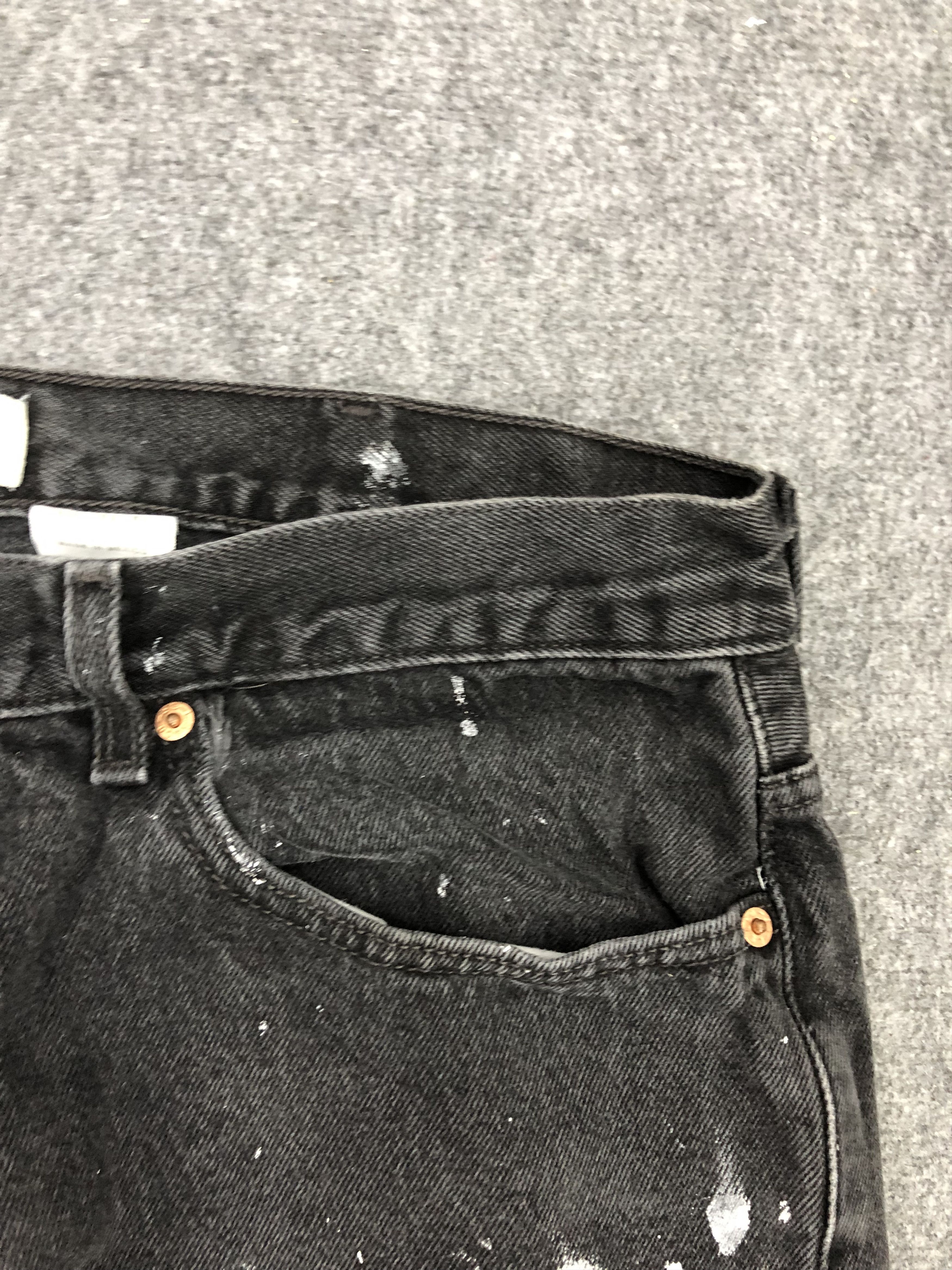 Levi's × Vintage Vintage Levis 505 Faded Black Dirty Jeans Size US 36 / EU 52 - 8 Thumbnail