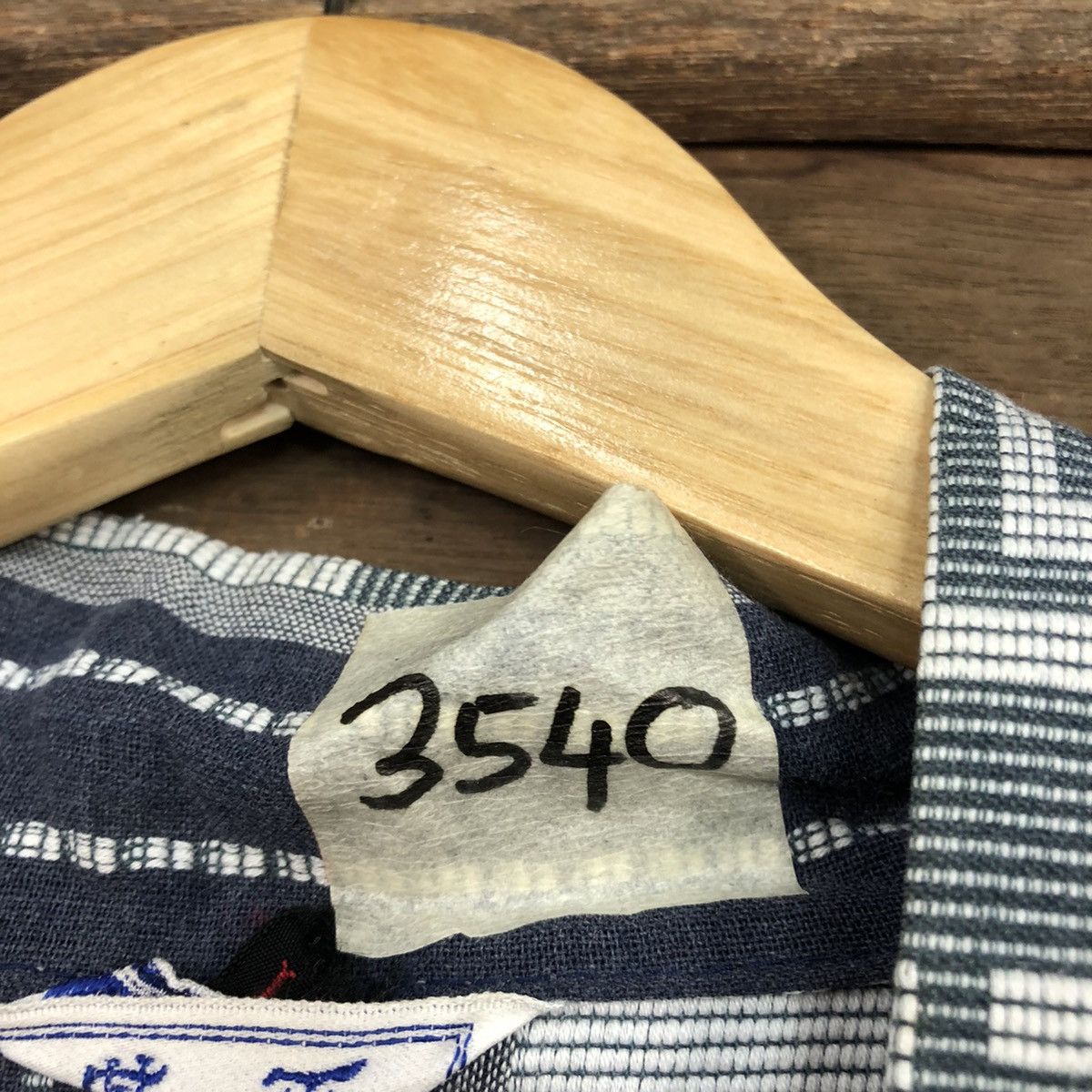 Japanese Brand × Vintage Japan Blue Grey Kimono cardigan #3540 Size US M / EU 48-50 / 2 - 8 Thumbnail
