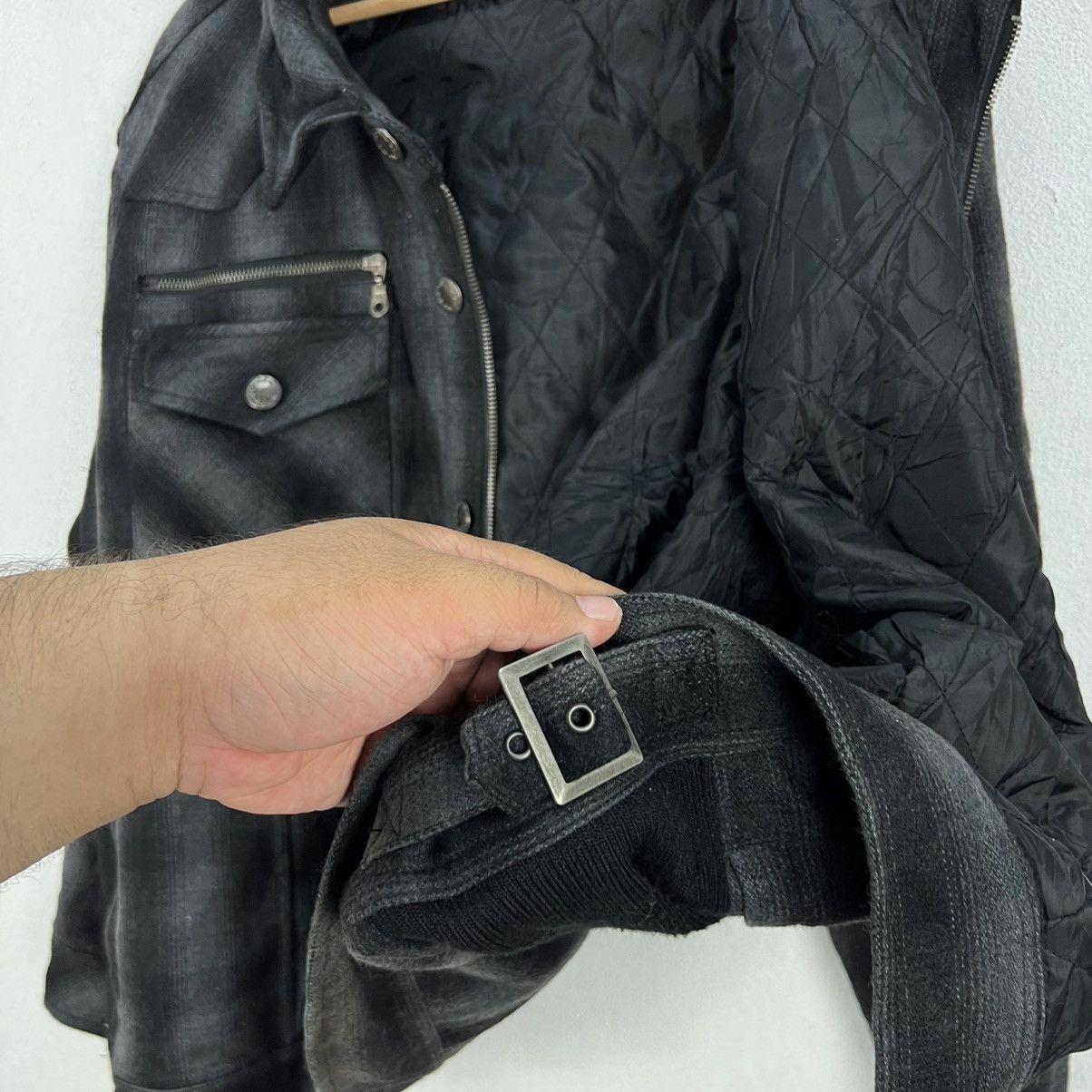 Japanese Brand RARE TARTAN DESIGN PUNK STYLE JACKET GROWTH Size US XL / EU 56 / 4 - 17 Thumbnail