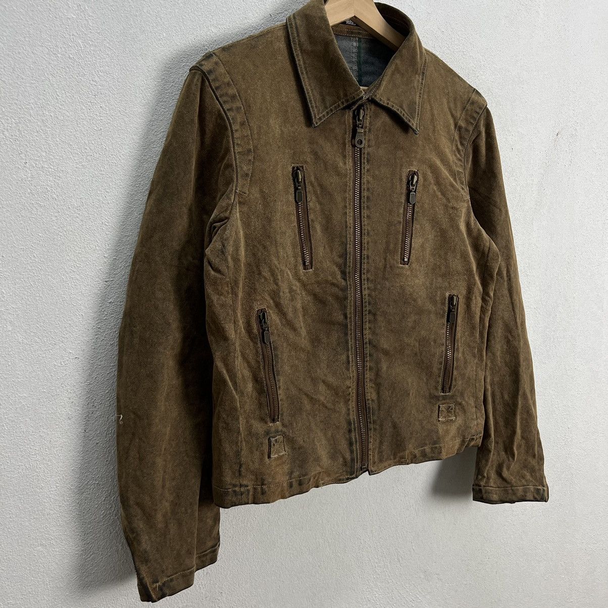 Japanese Brand VINTAGE TORNADO MART JAPAN PARACHUTE BIKER LEATHER JACKET Size US M / EU 48-50 / 2 - 5 Thumbnail