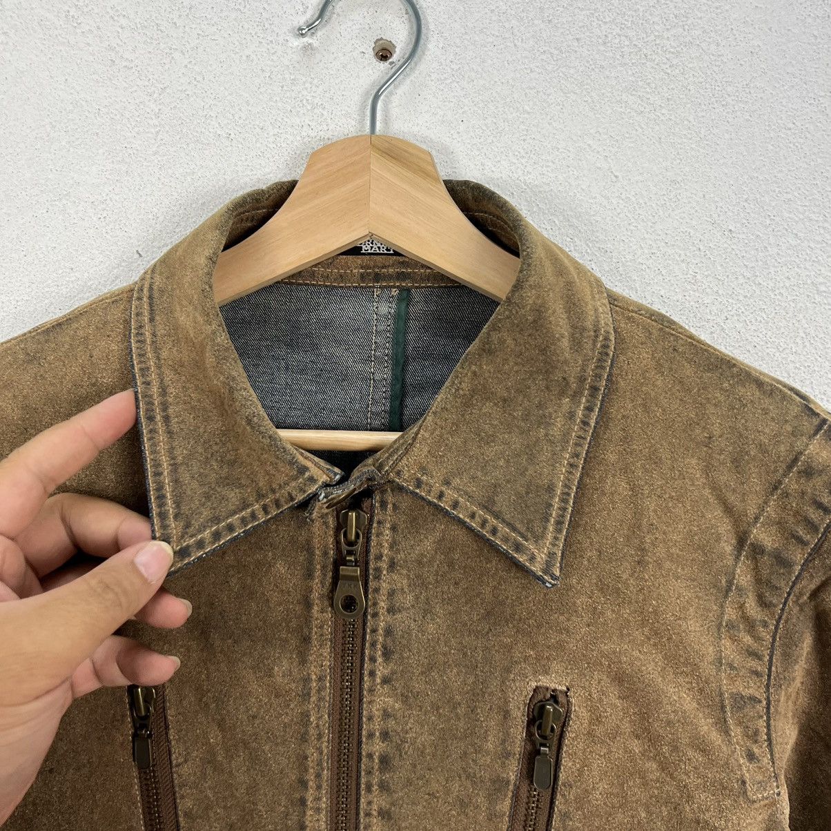 Japanese Brand VINTAGE TORNADO MART JAPAN PARACHUTE BIKER LEATHER JACKET Size US M / EU 48-50 / 2 - 7 Thumbnail