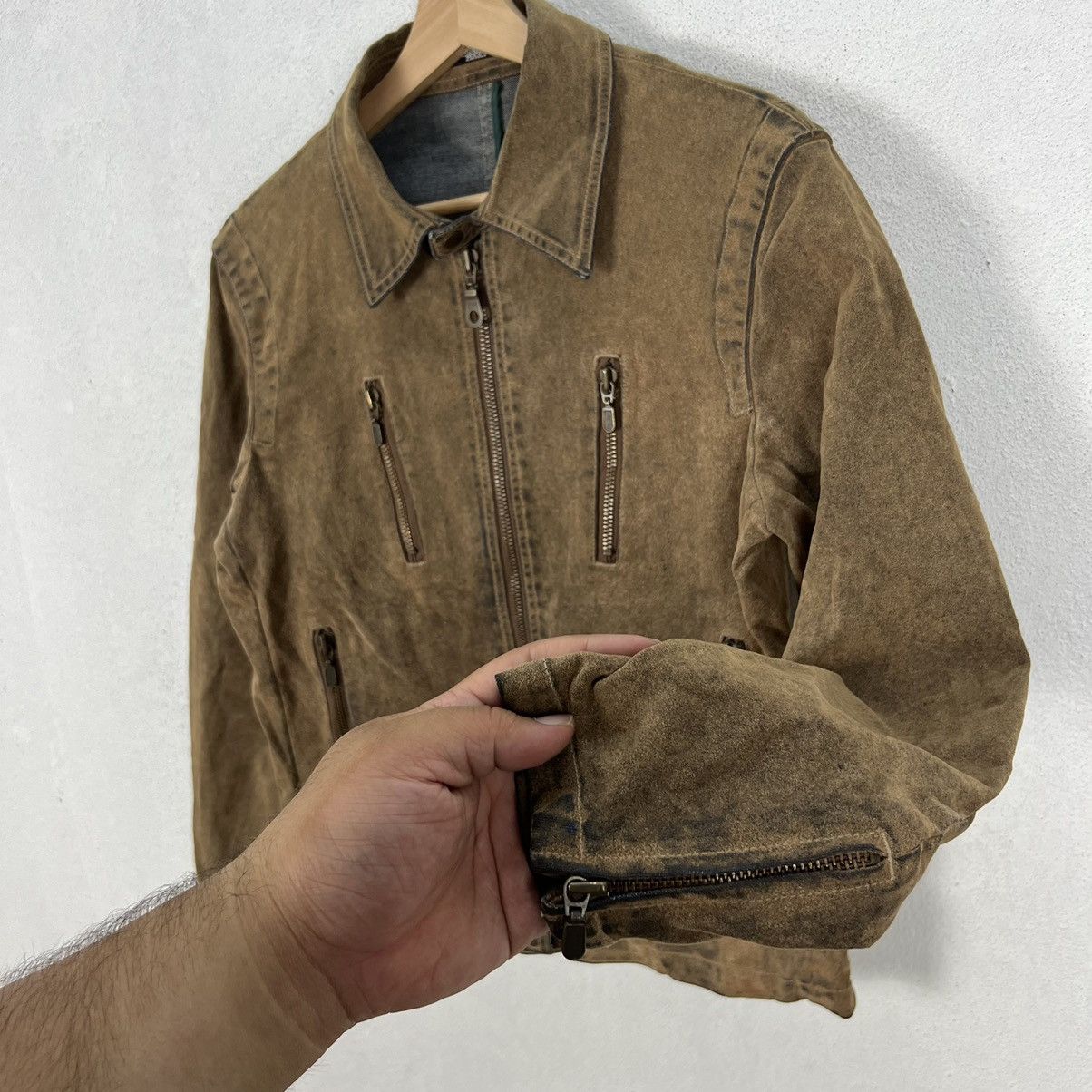 Japanese Brand VINTAGE TORNADO MART JAPAN PARACHUTE BIKER LEATHER JACKET Size US M / EU 48-50 / 2 - 8 Thumbnail